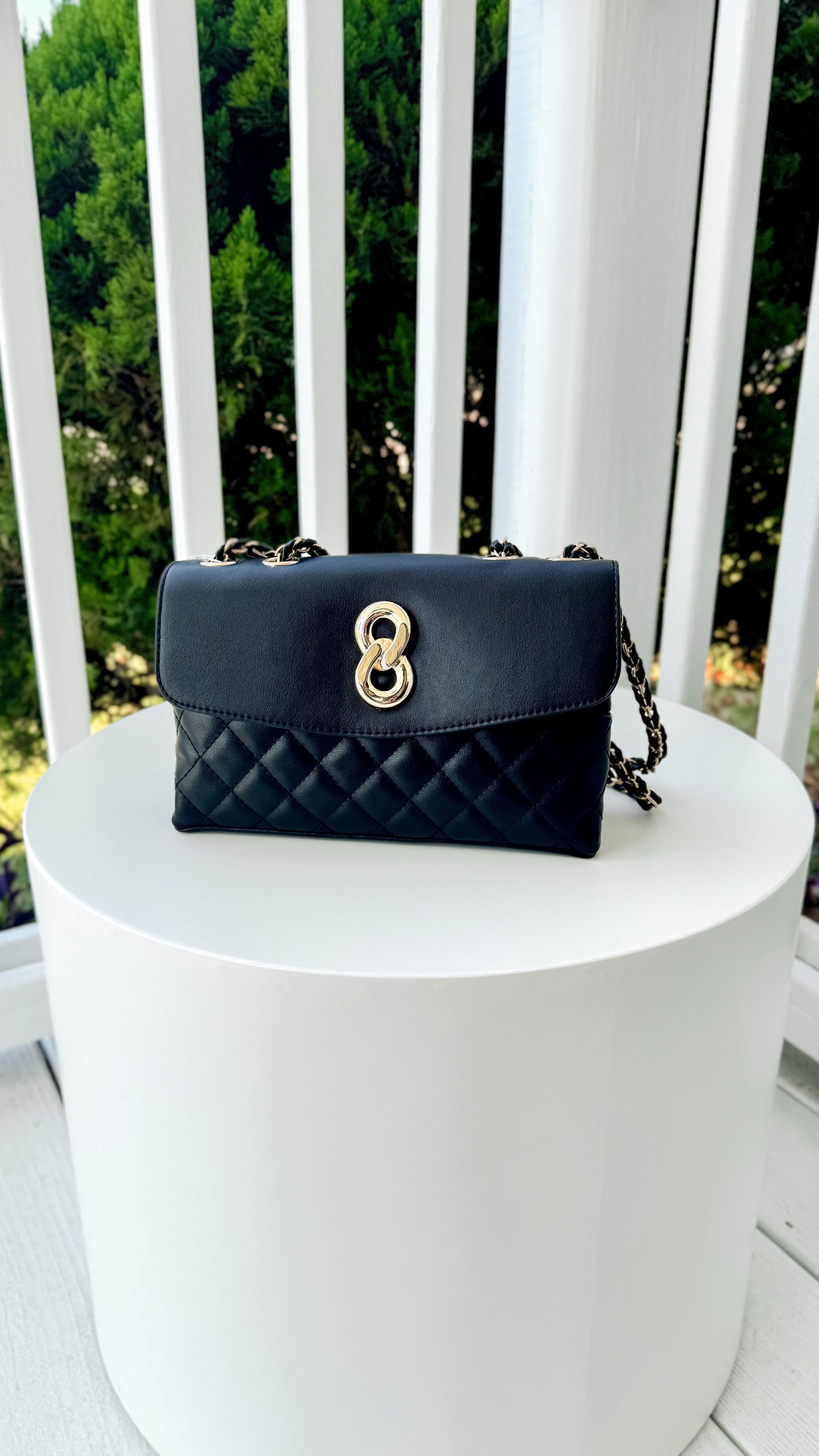 Rumi Quilted Accent Crossbody