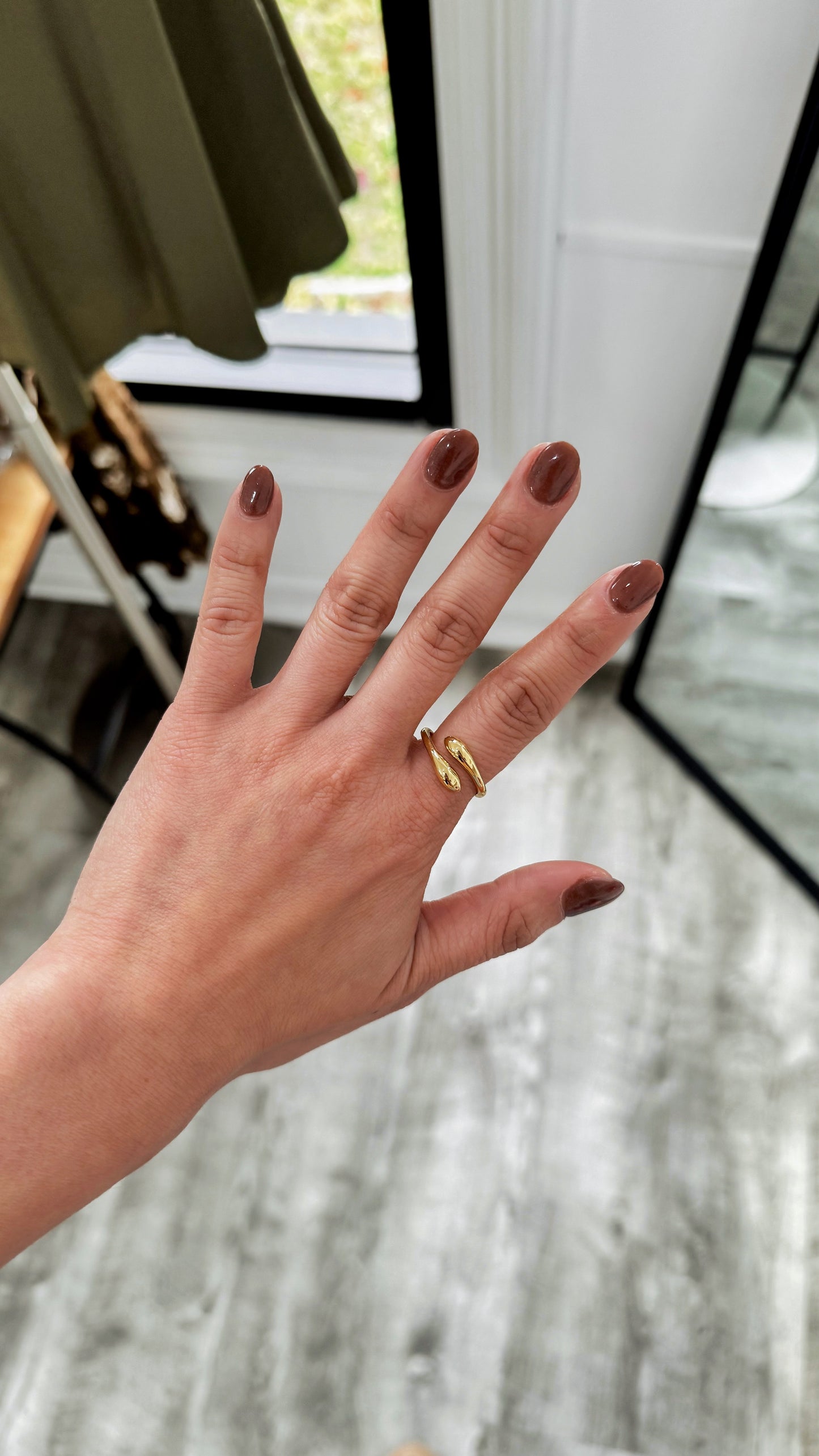 Gold Filled Wrapped Adjustable Ring