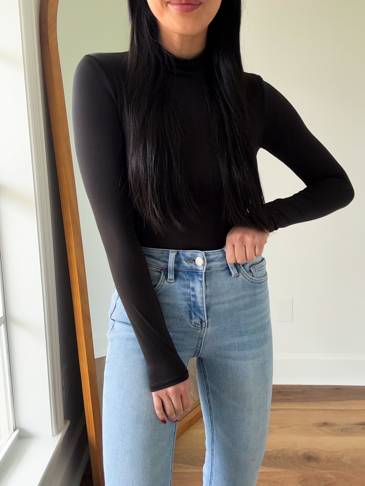 Seamless Mock Bodysuit