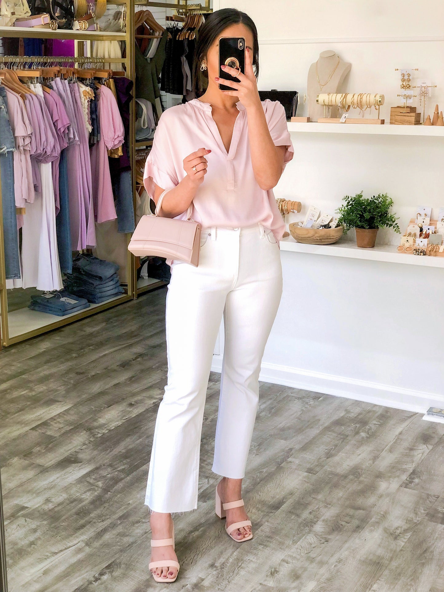 Nyla Satin Top