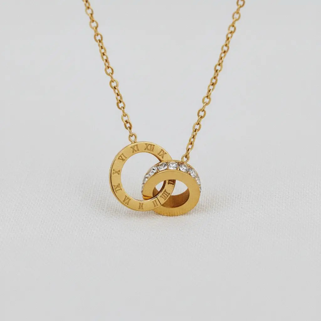 Roman Numeral Pendant Necklace