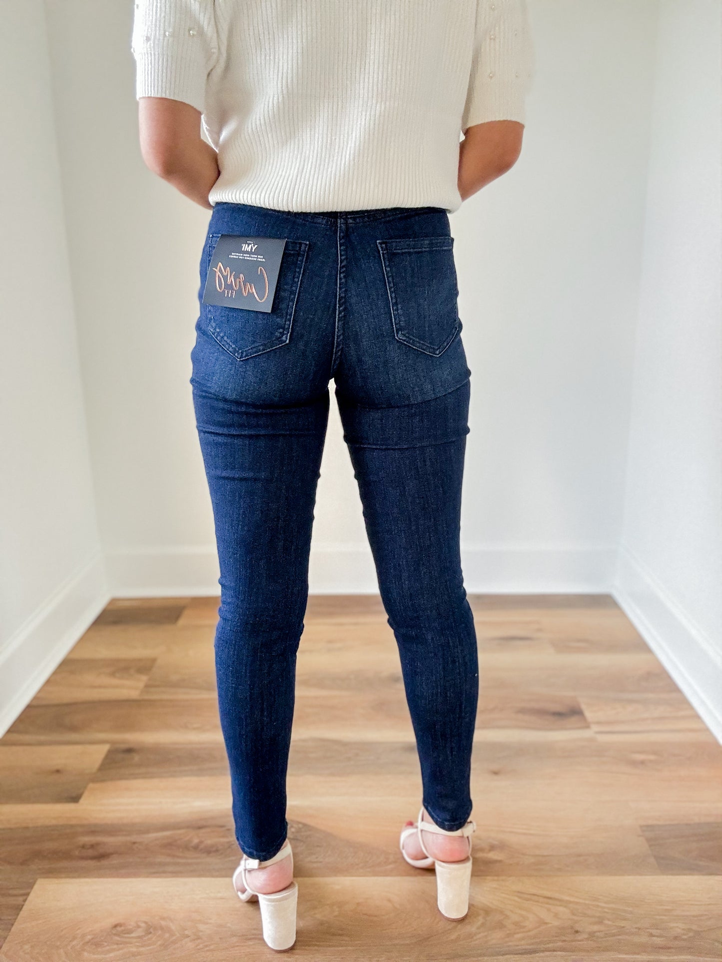 Dark Indigo Curvy Skinny Denim