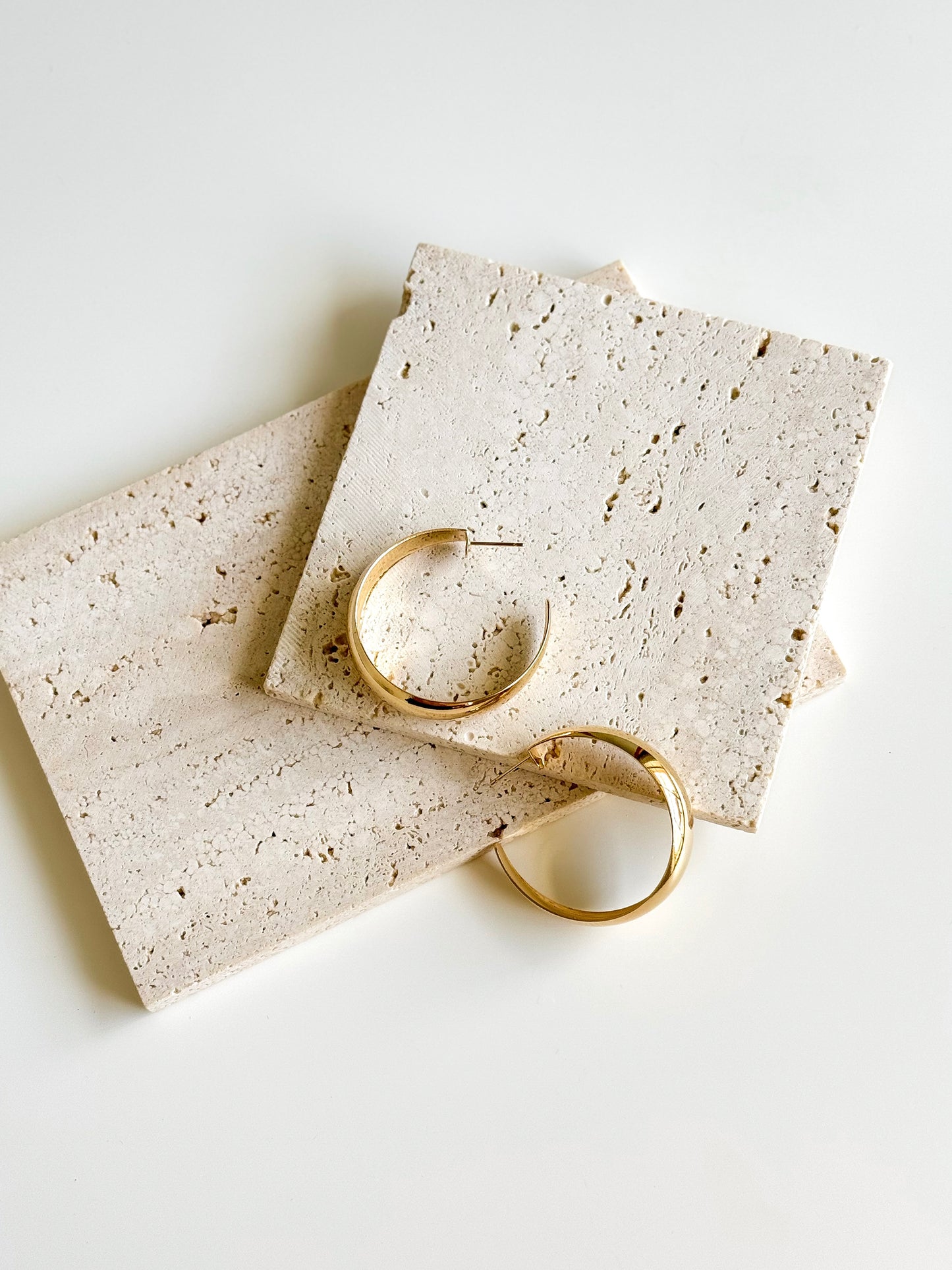 Circle Hoop Open Earrings