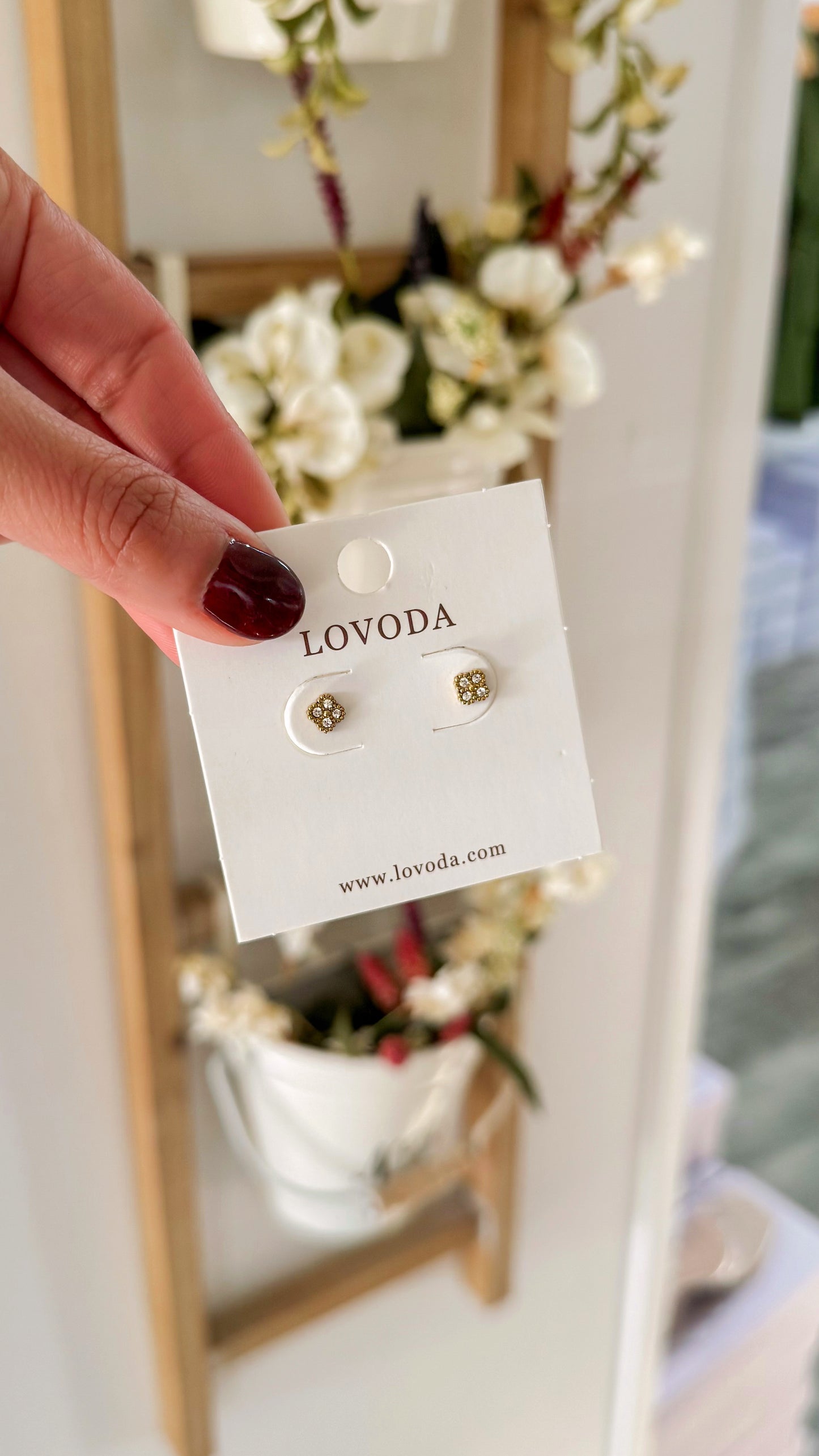 Petite Quad Stud Earrings