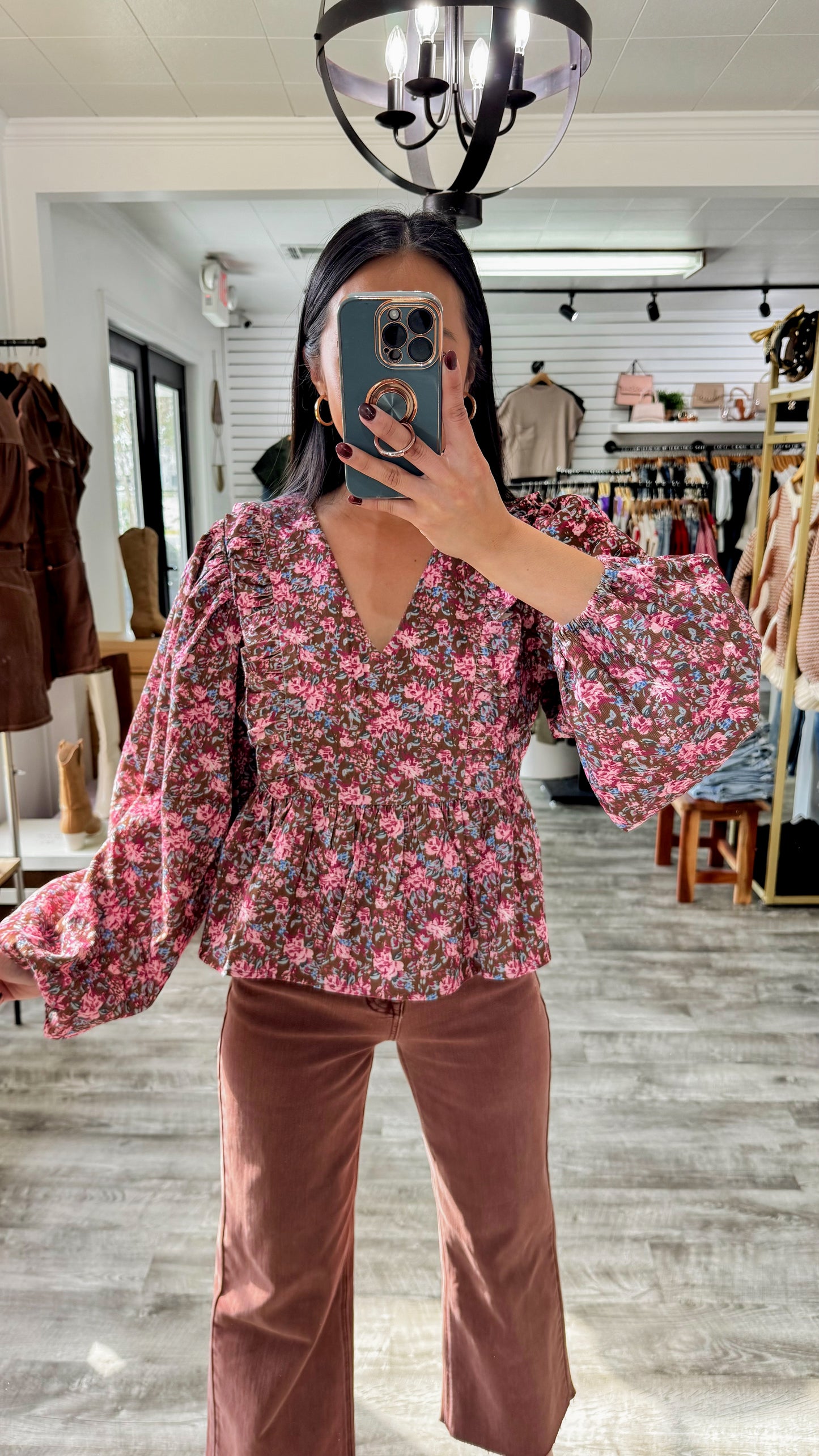 Cassidy Corduroy Blouse