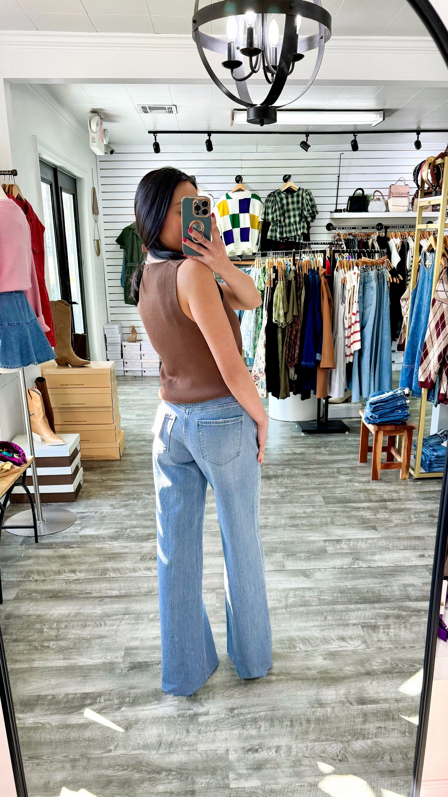 Olivia Full Length Wide Denim