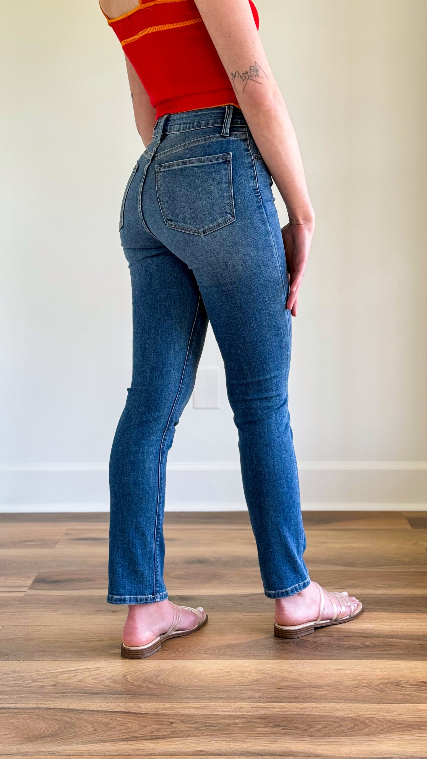 Mila Slim Straight Denim