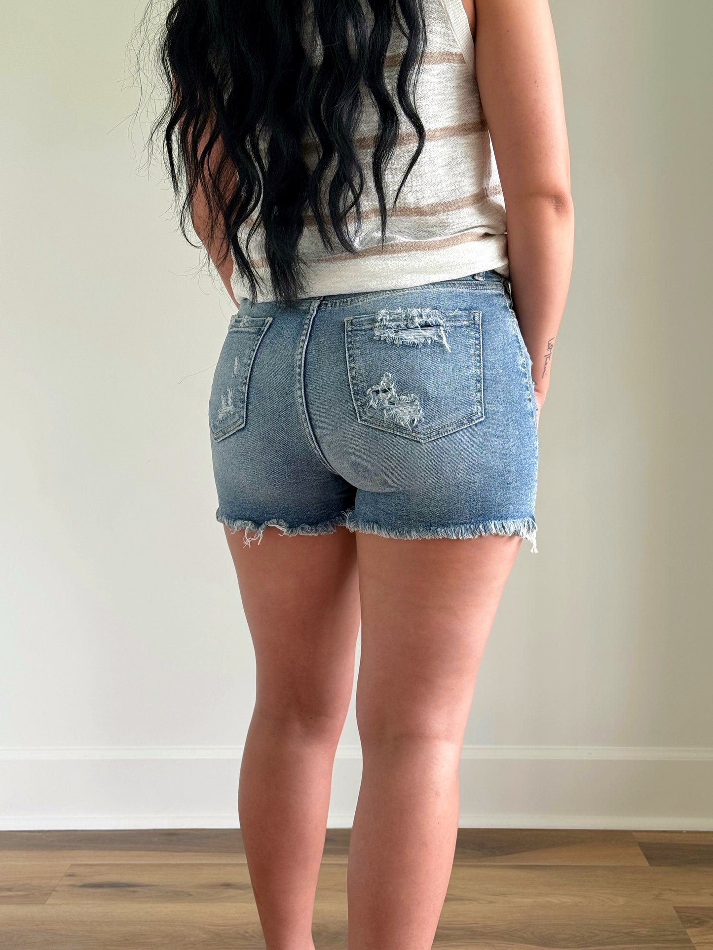 Count Me In Denim Shorts