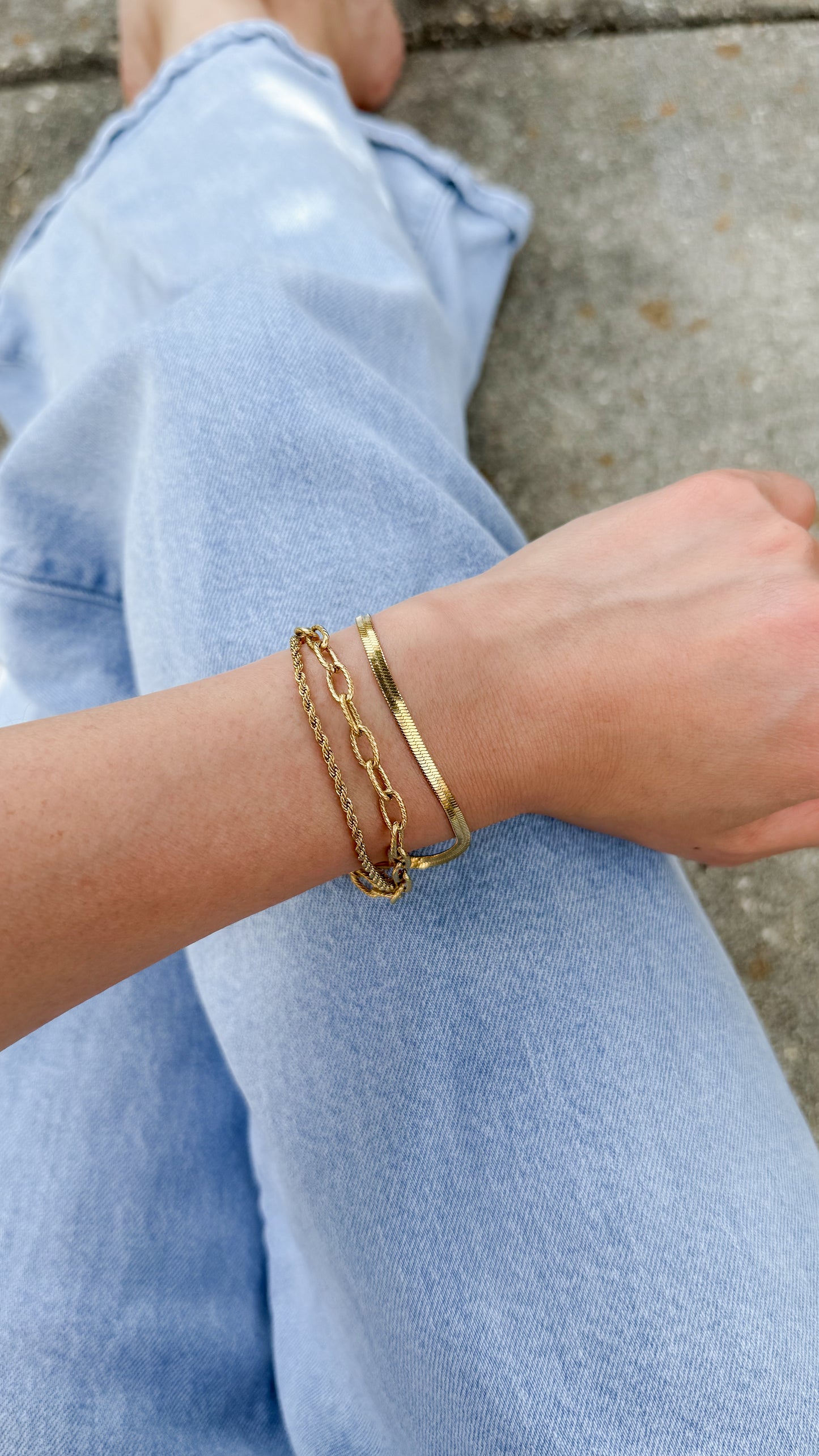 Tarnish Free Layered Bracelet