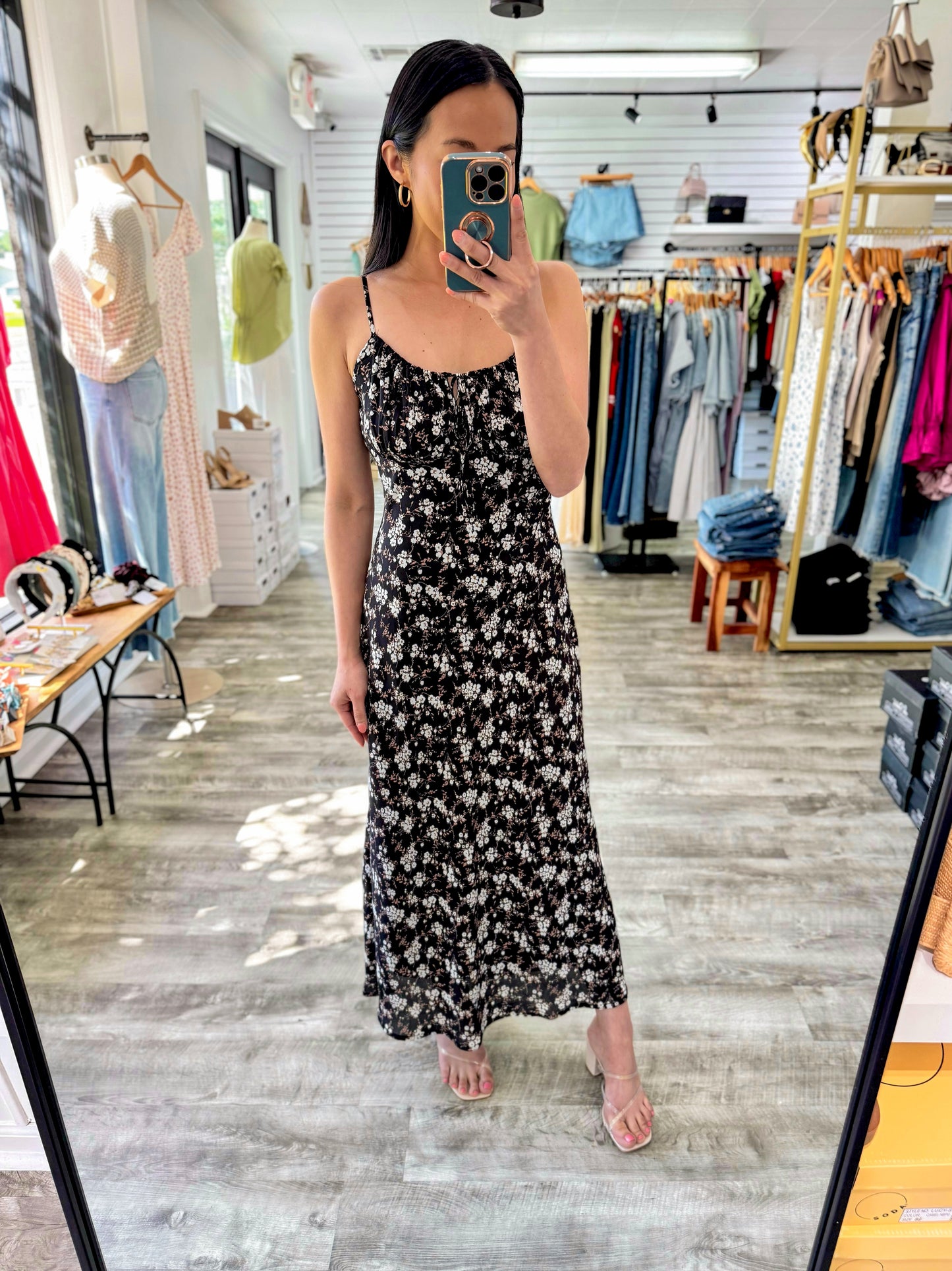 Sylvie Floral Midi Dress