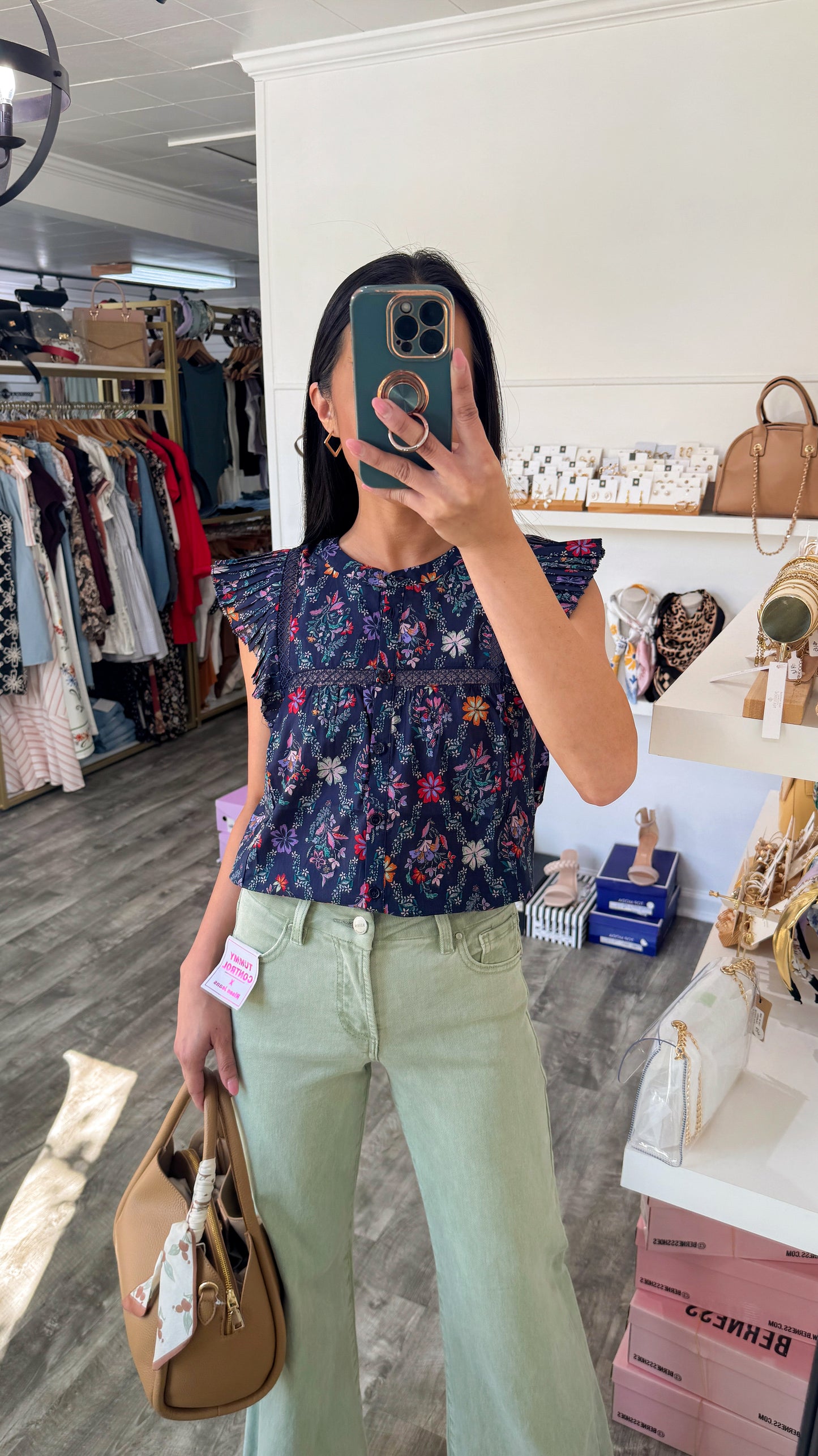 Botanical Lover Button Blouse