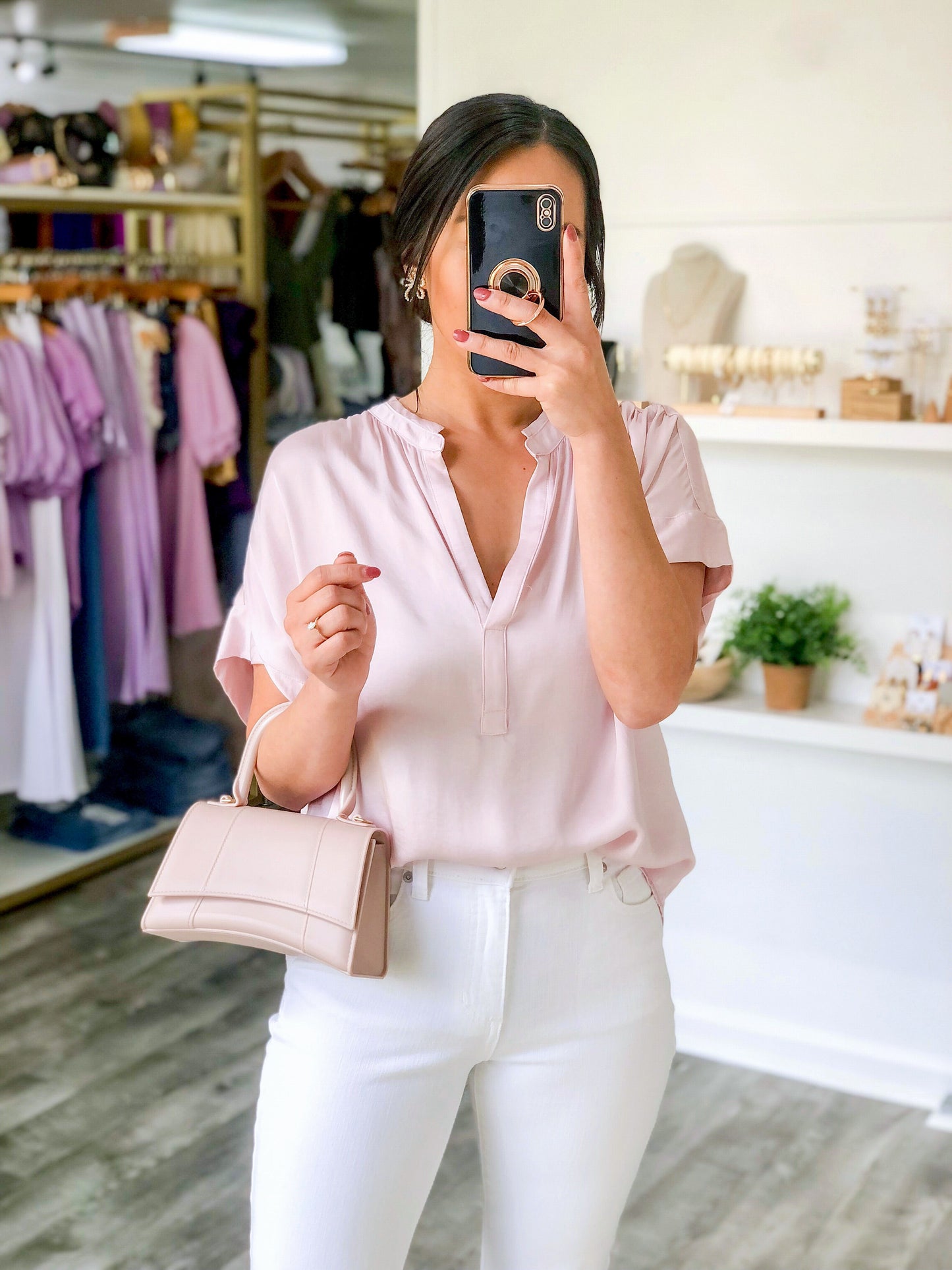 Nyla Satin Top