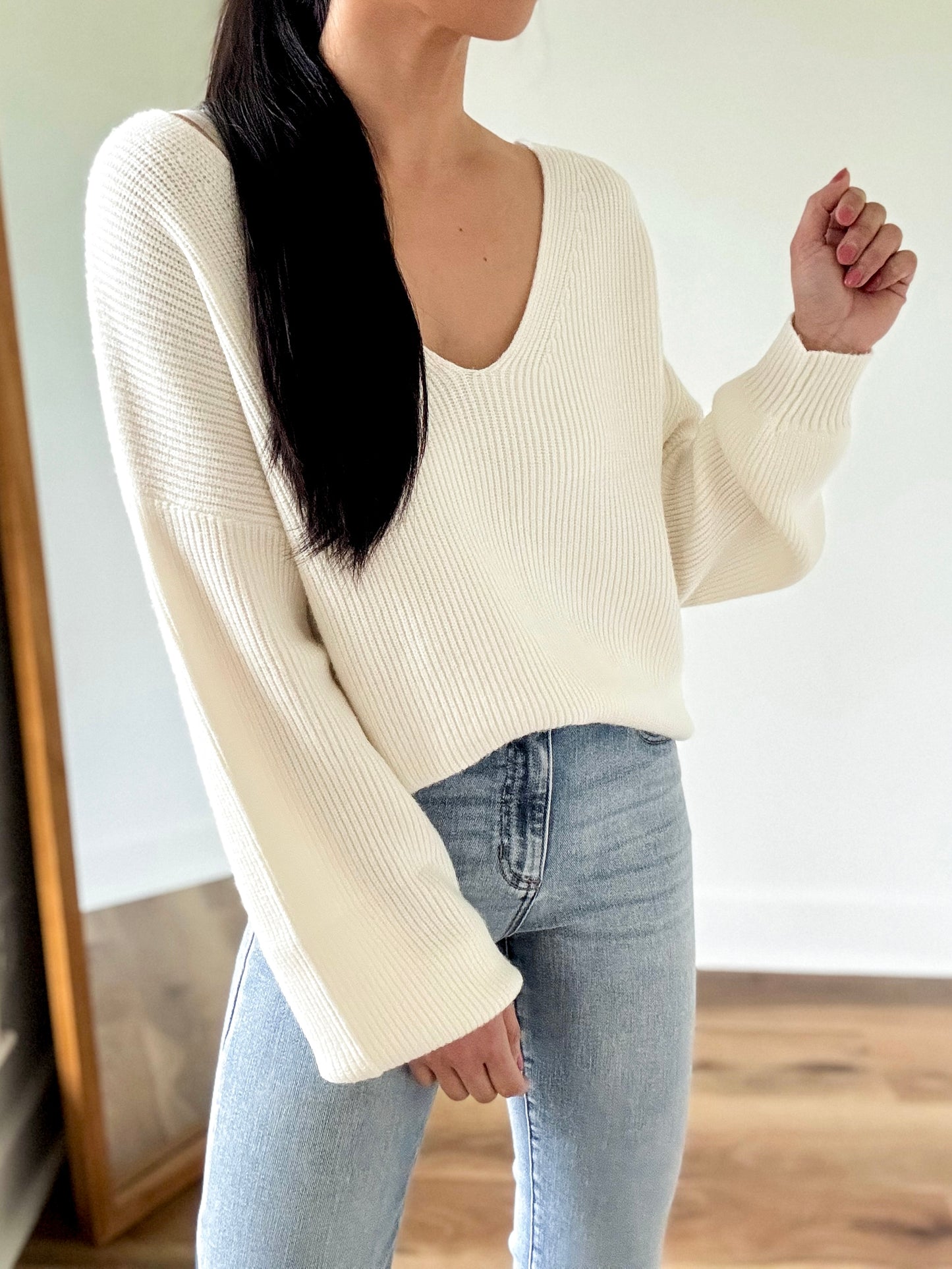 Back Bow Sweater