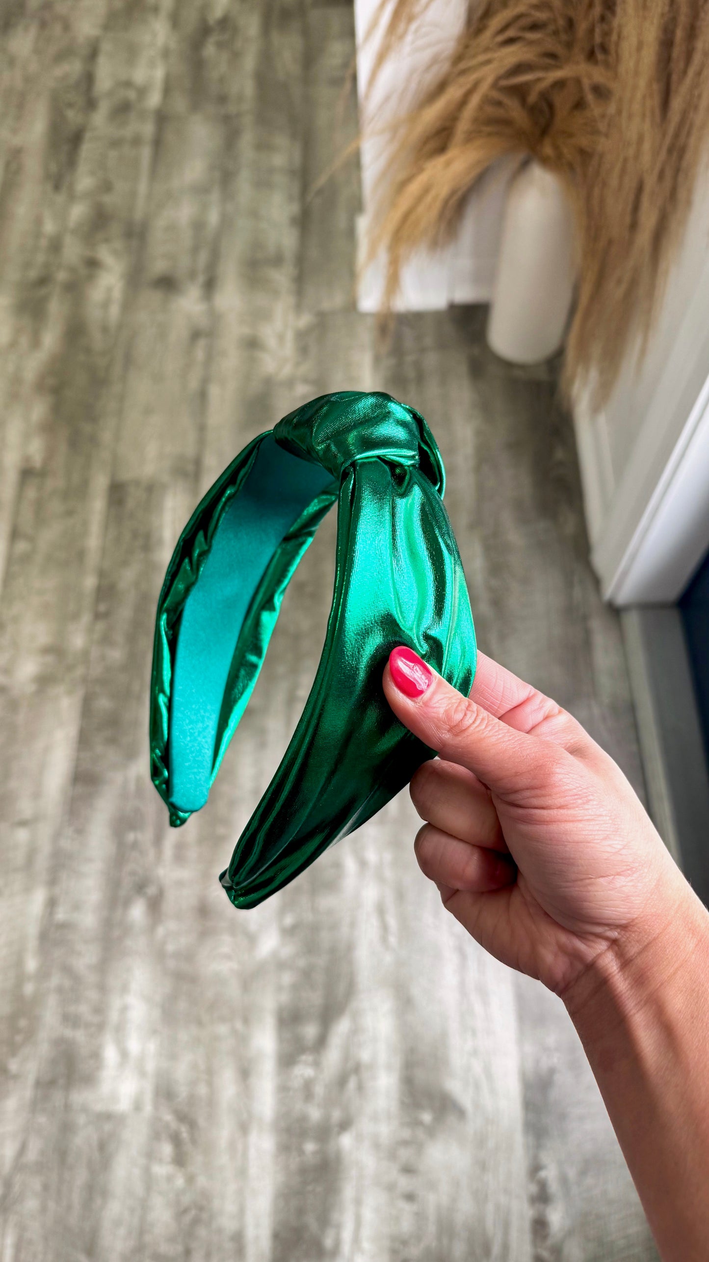 Metallic Green Headband