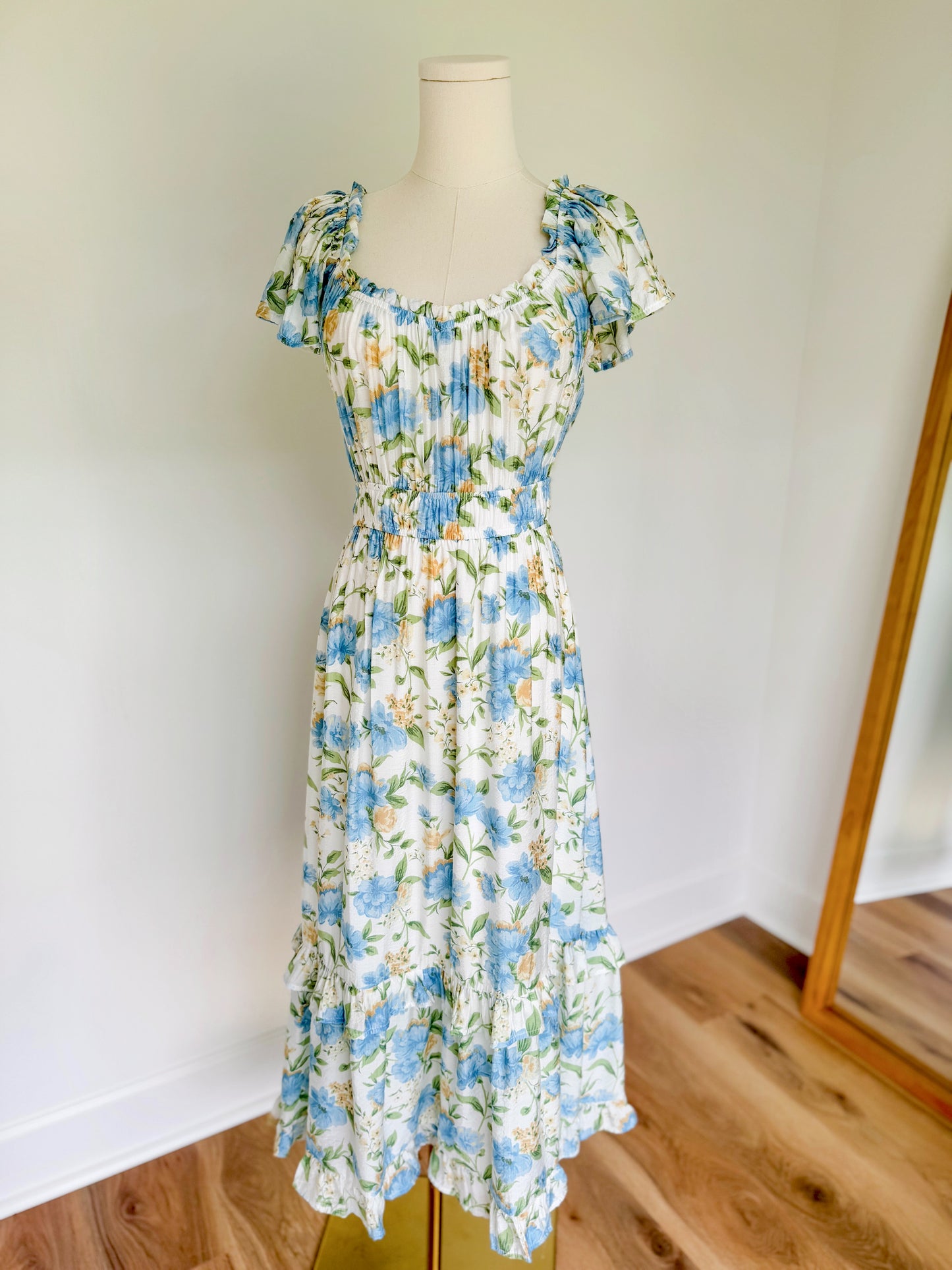 Elise Floral Midi Dress