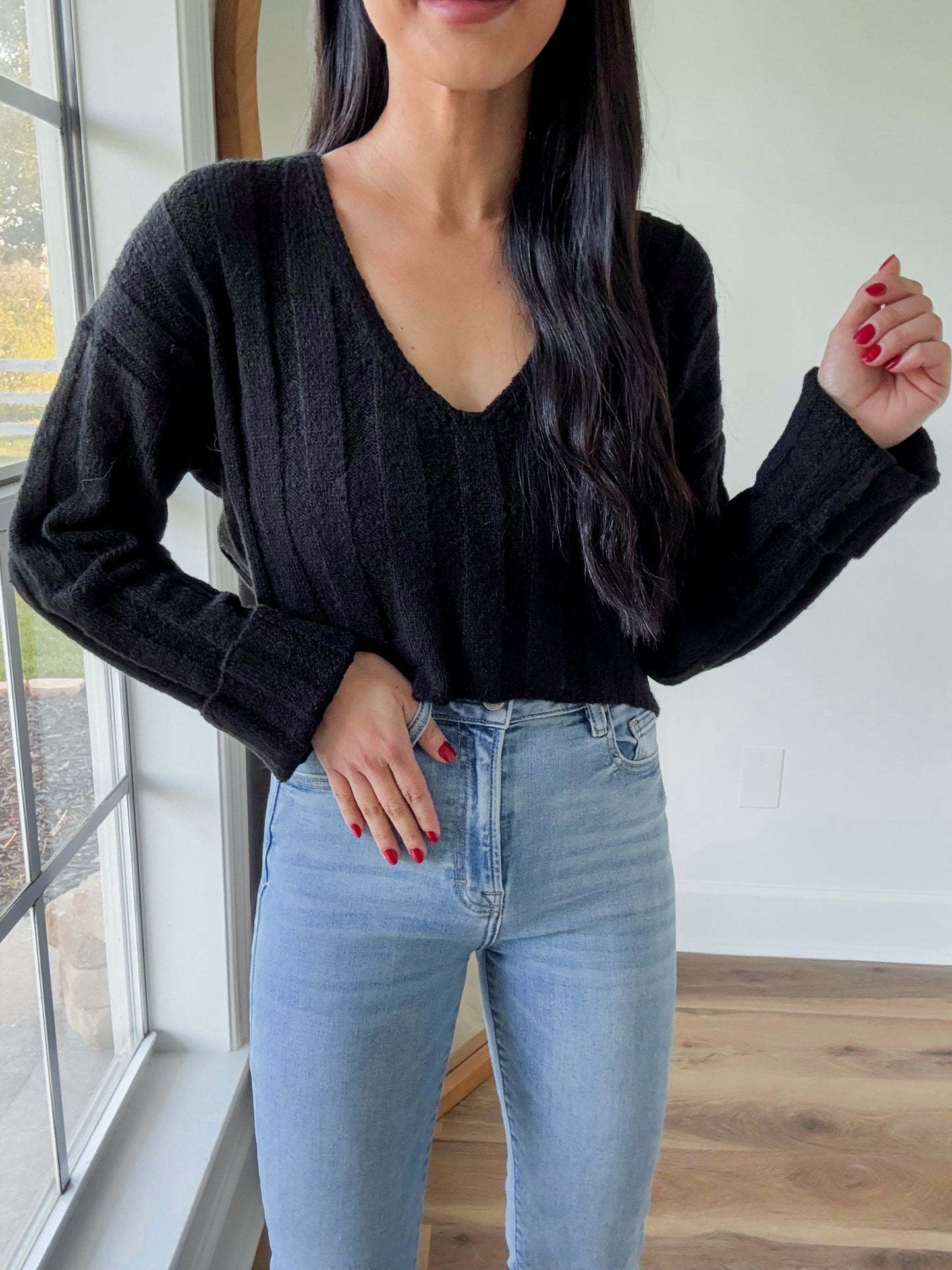 Major Crush Cropped Sweater