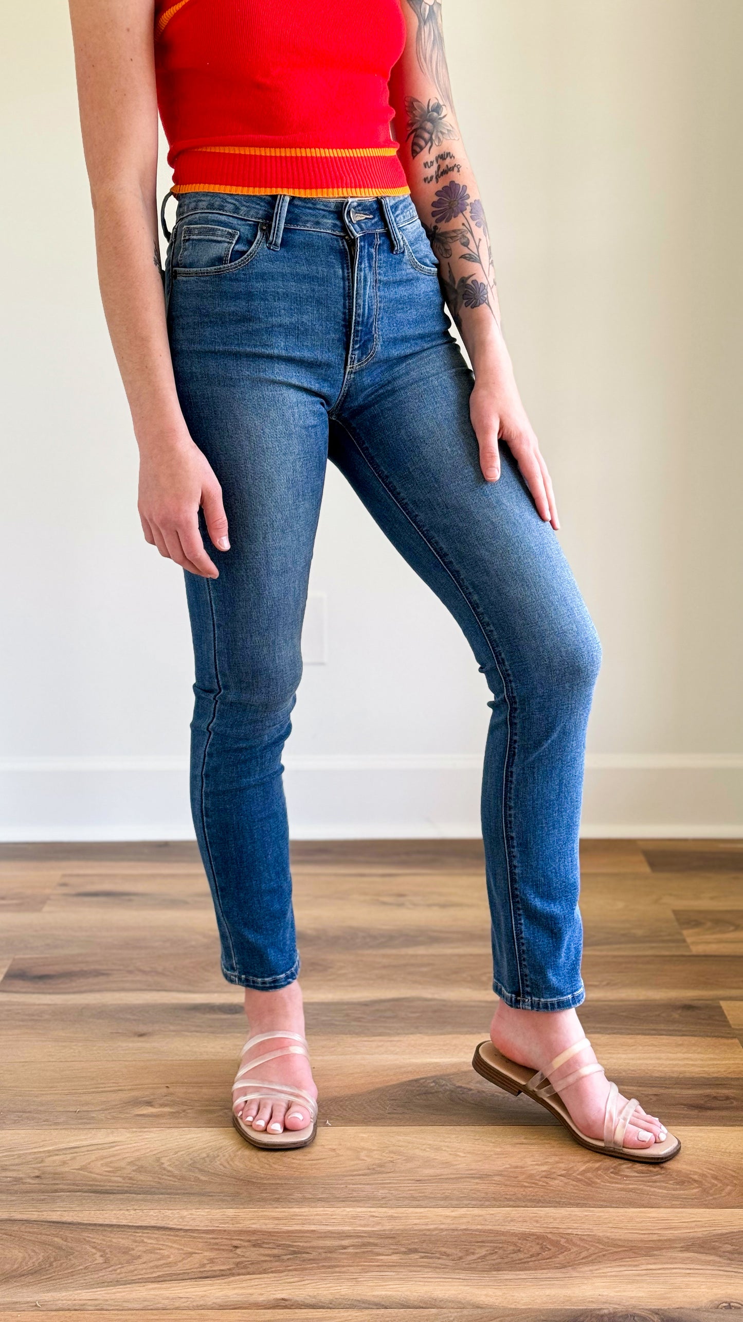 Mila Slim Straight Denim