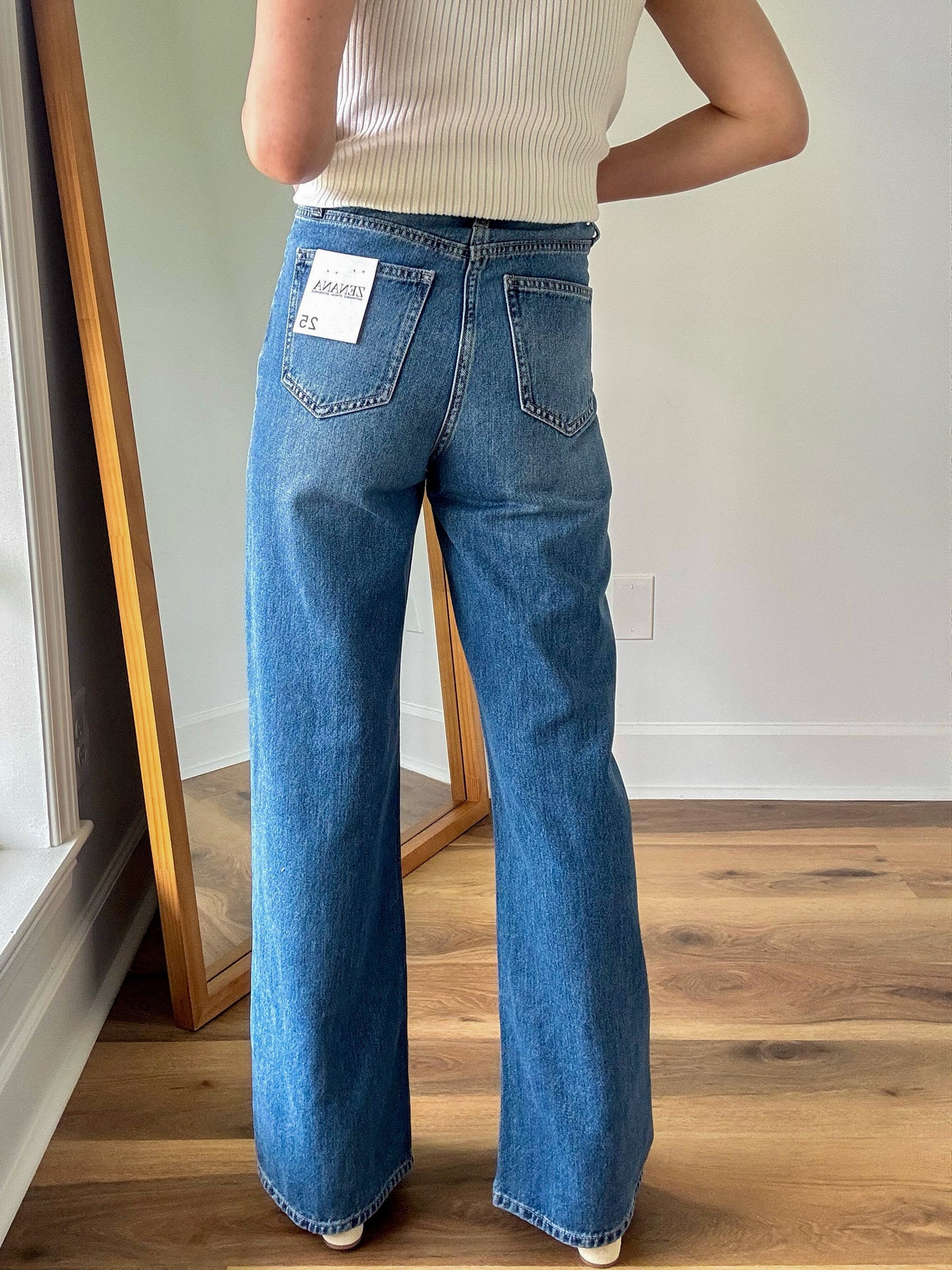 Andes Wide Leg Straight Denim