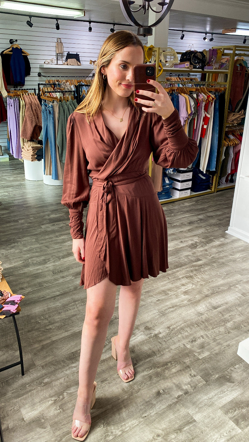 High Status Flare Skirt Dress