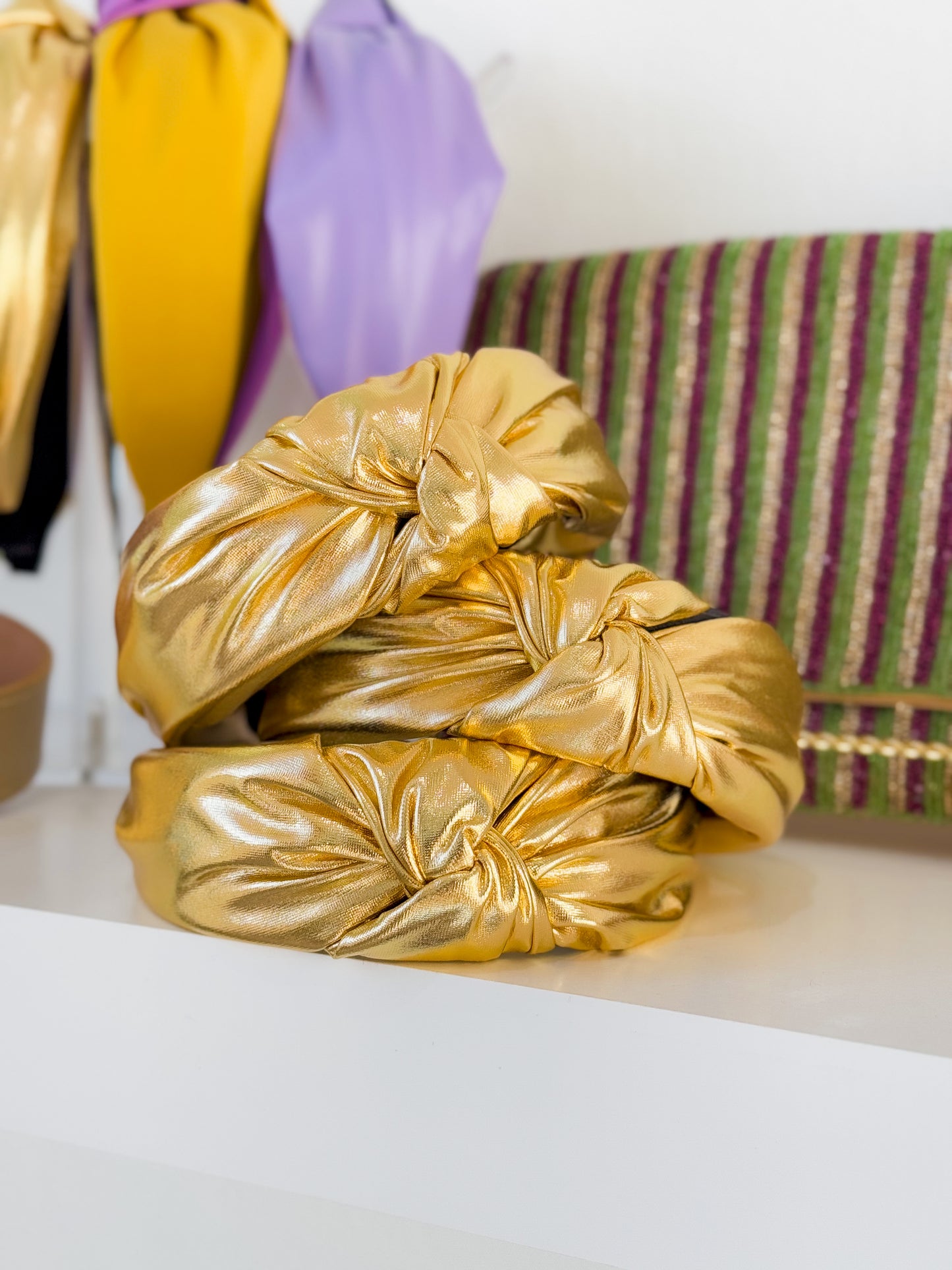 Gold Metallic Headband