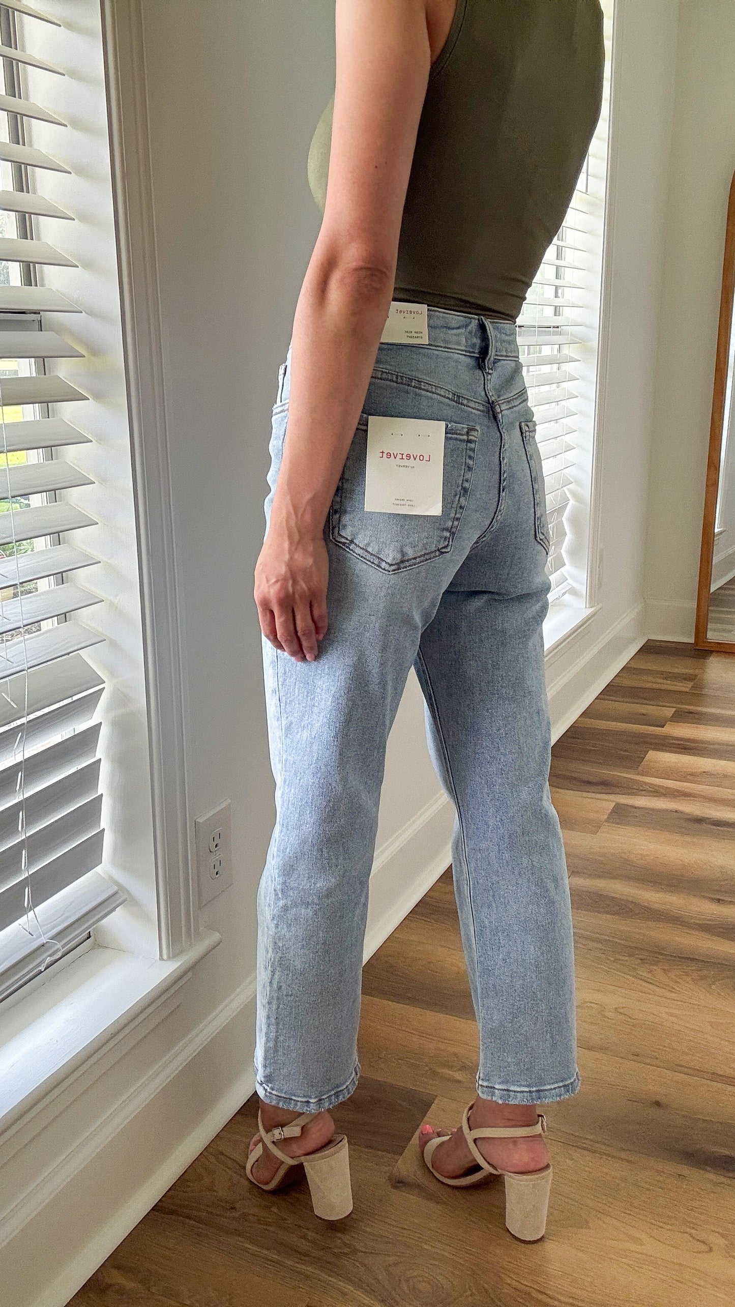 Preferes HR Crop Straight Denim