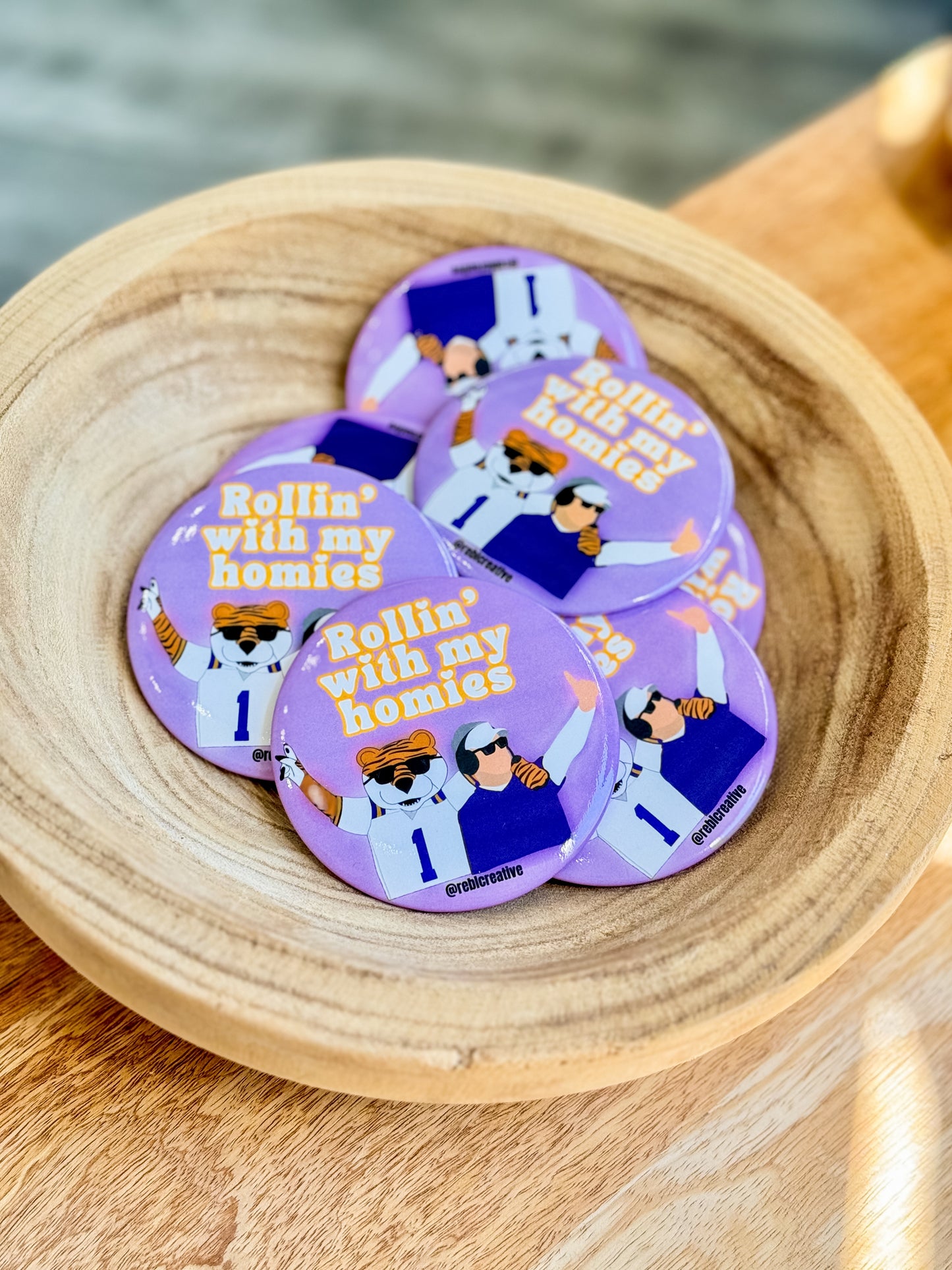 Rolling With My Homies Button