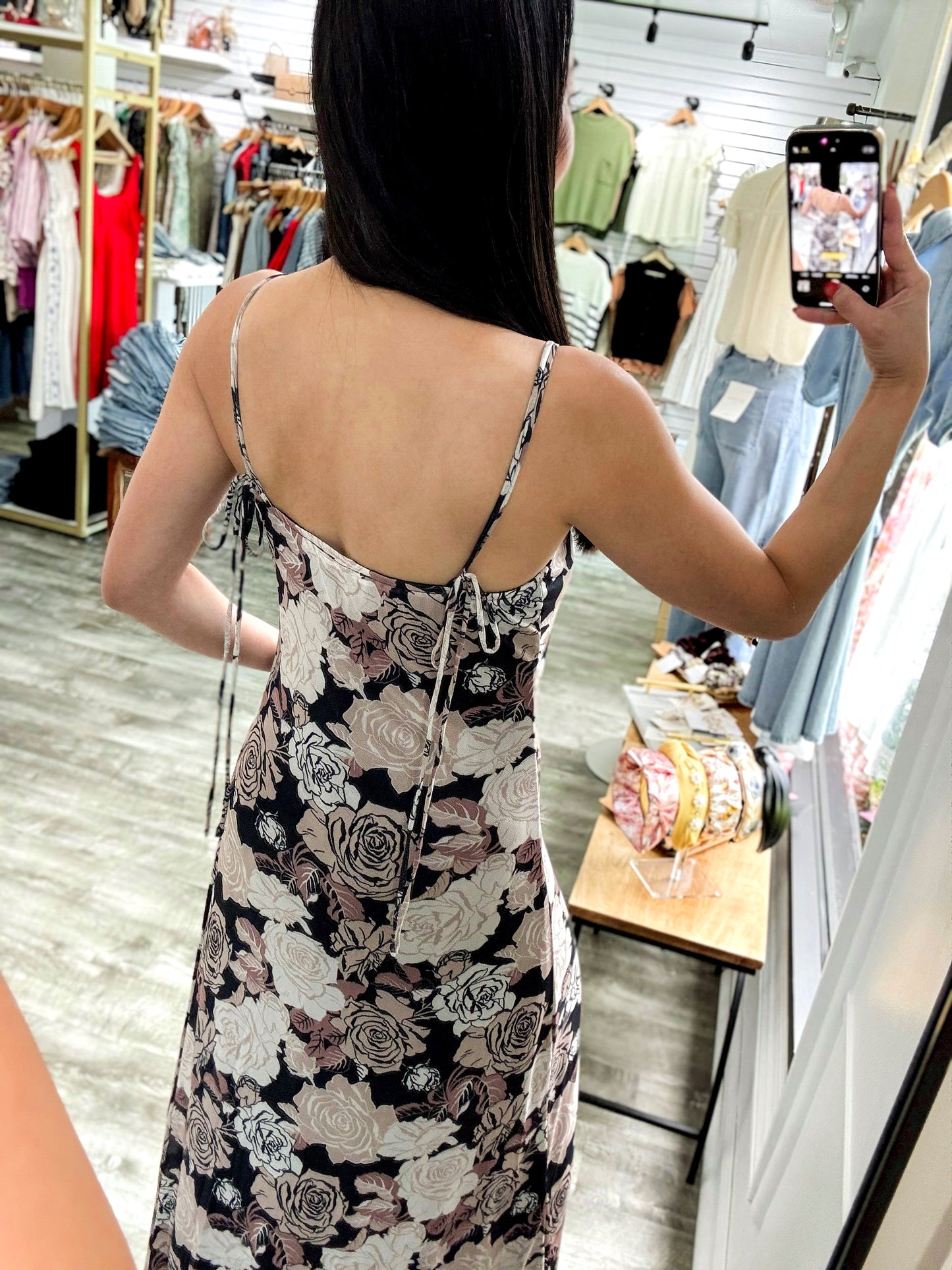 When Night Falls Midi Dress
