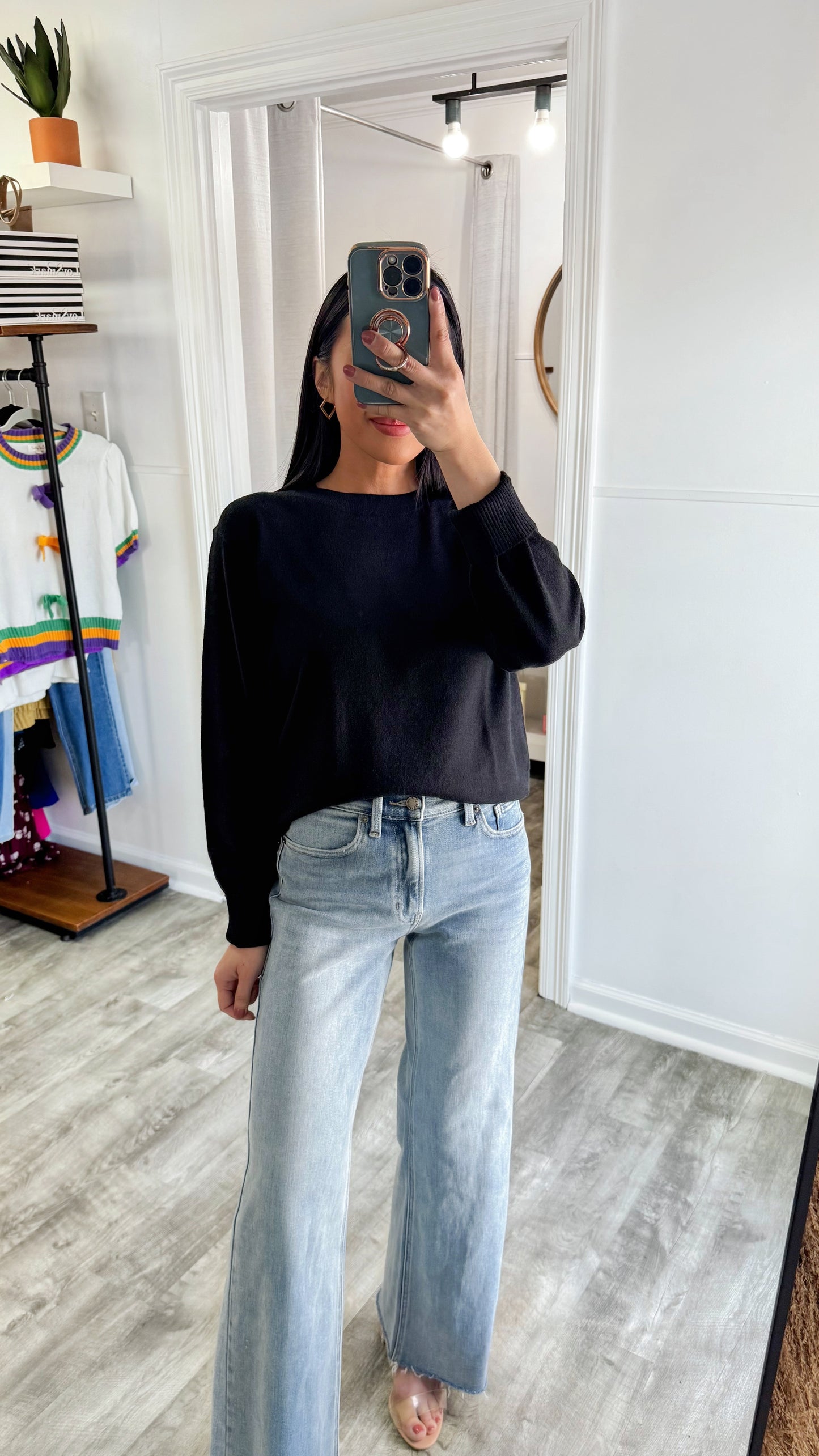 Crew Neck Pullover Sweater
