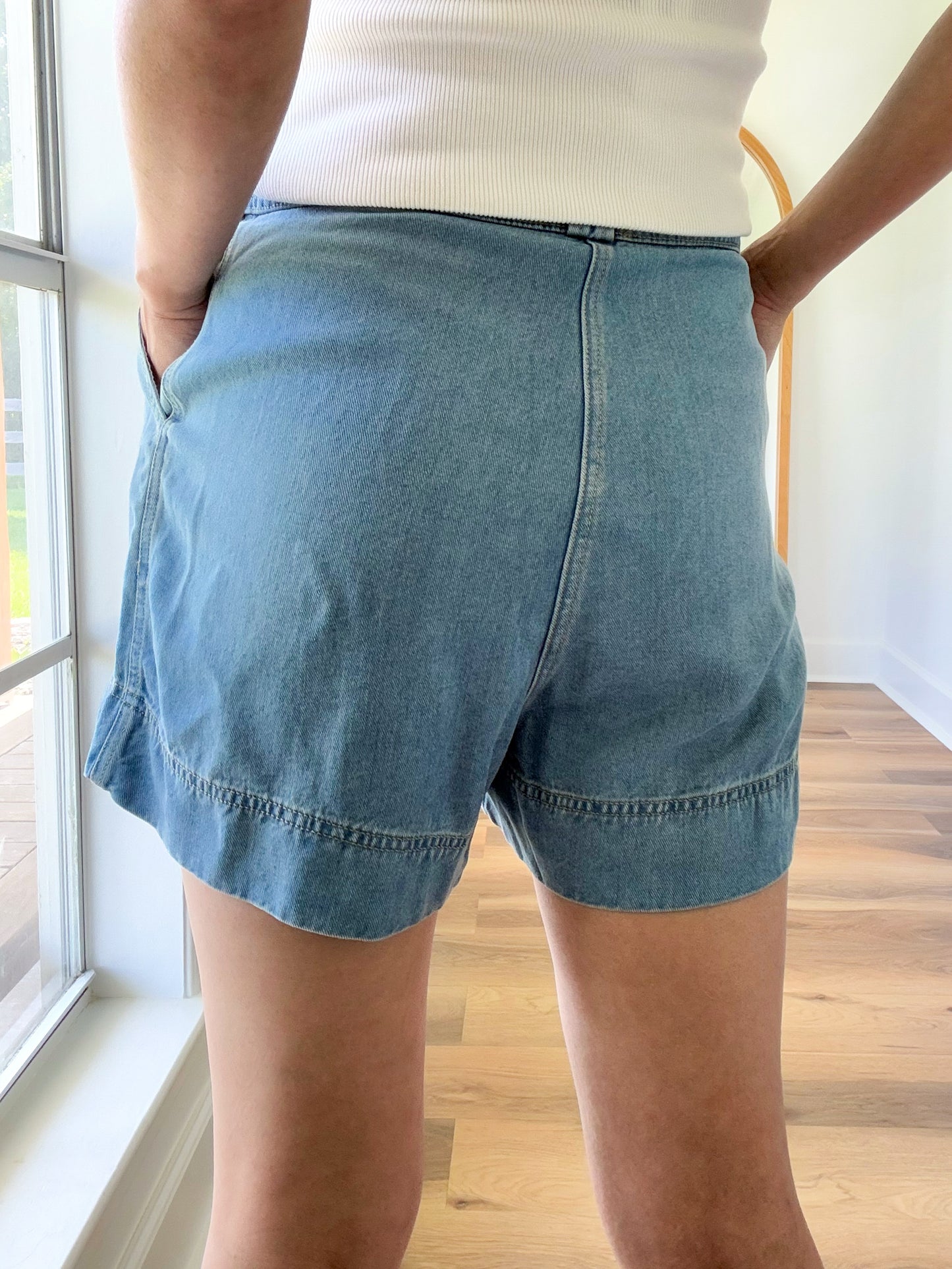 Chambray Shorts