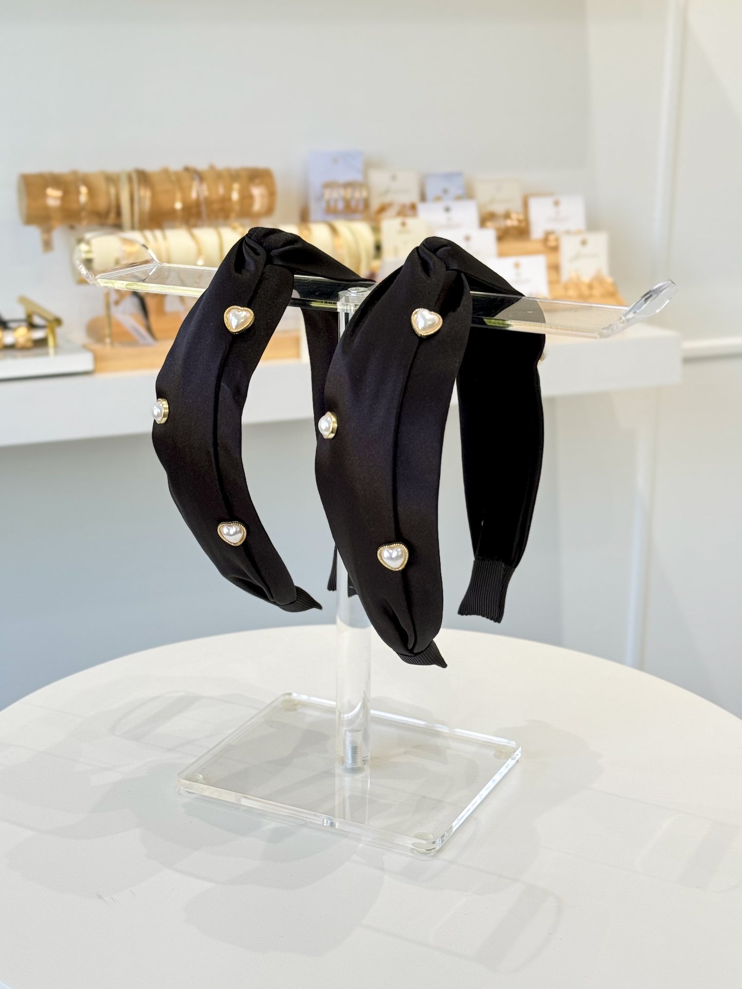 Pearly Hearts Headband