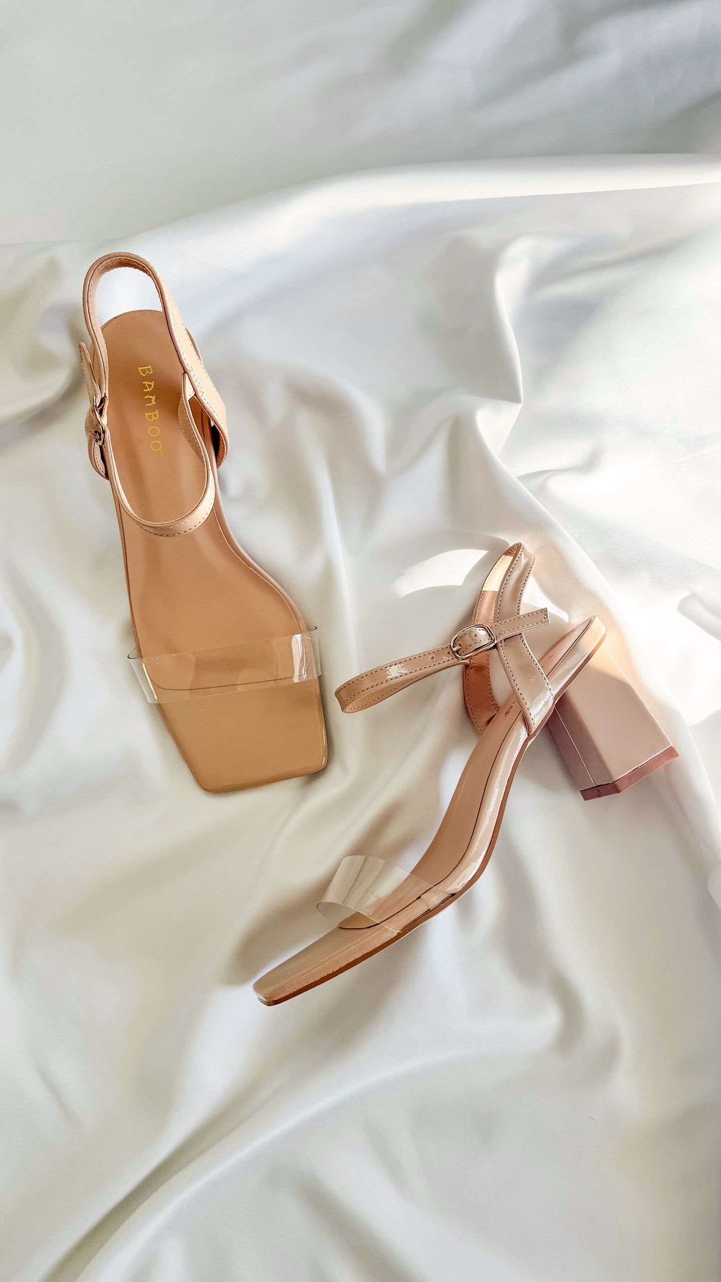 Clear Strap Lasting Heels