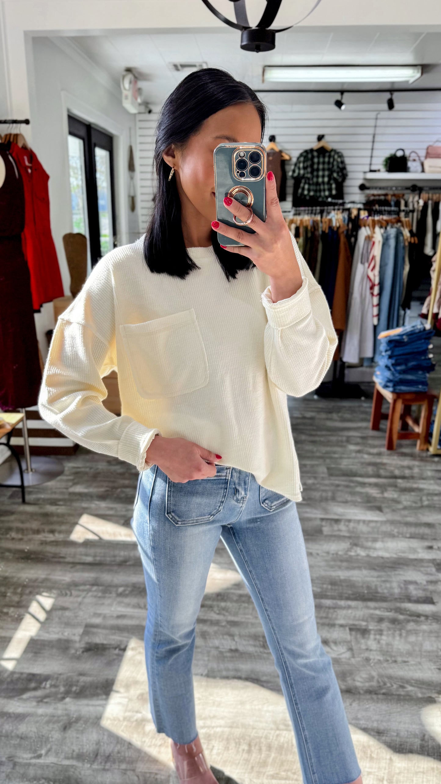 Lounge Away Sweater Top