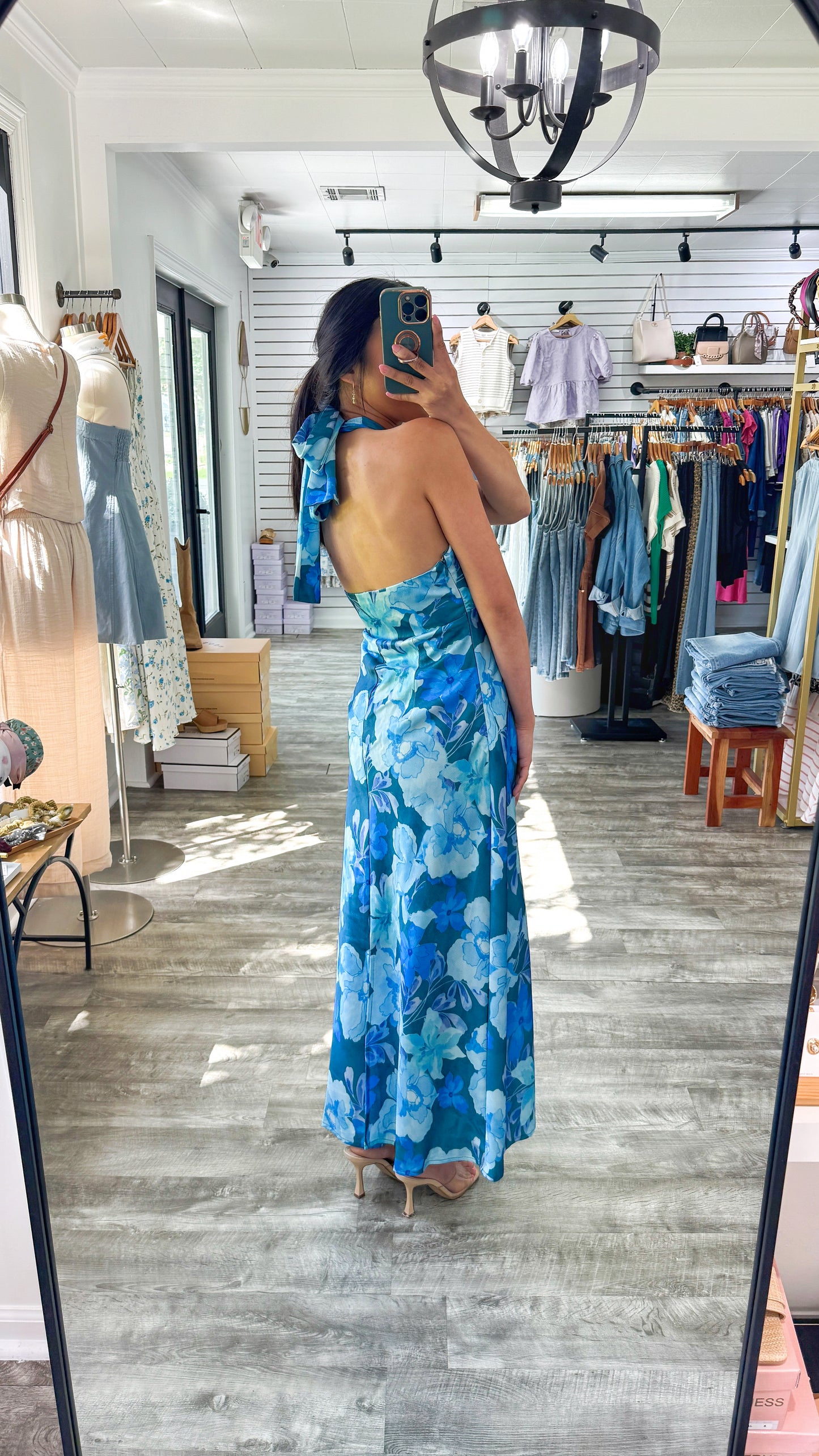 Lena Halter Midi Dress