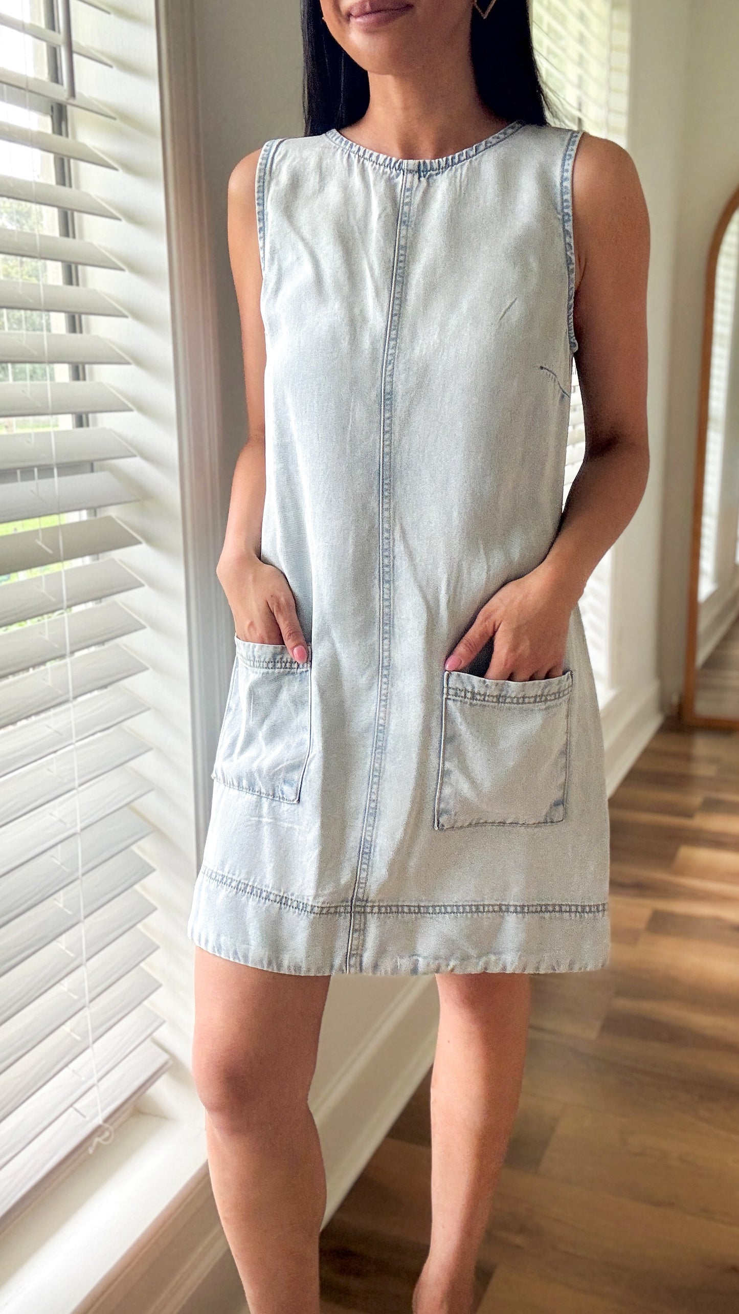 Sadie Washed Denim Dress