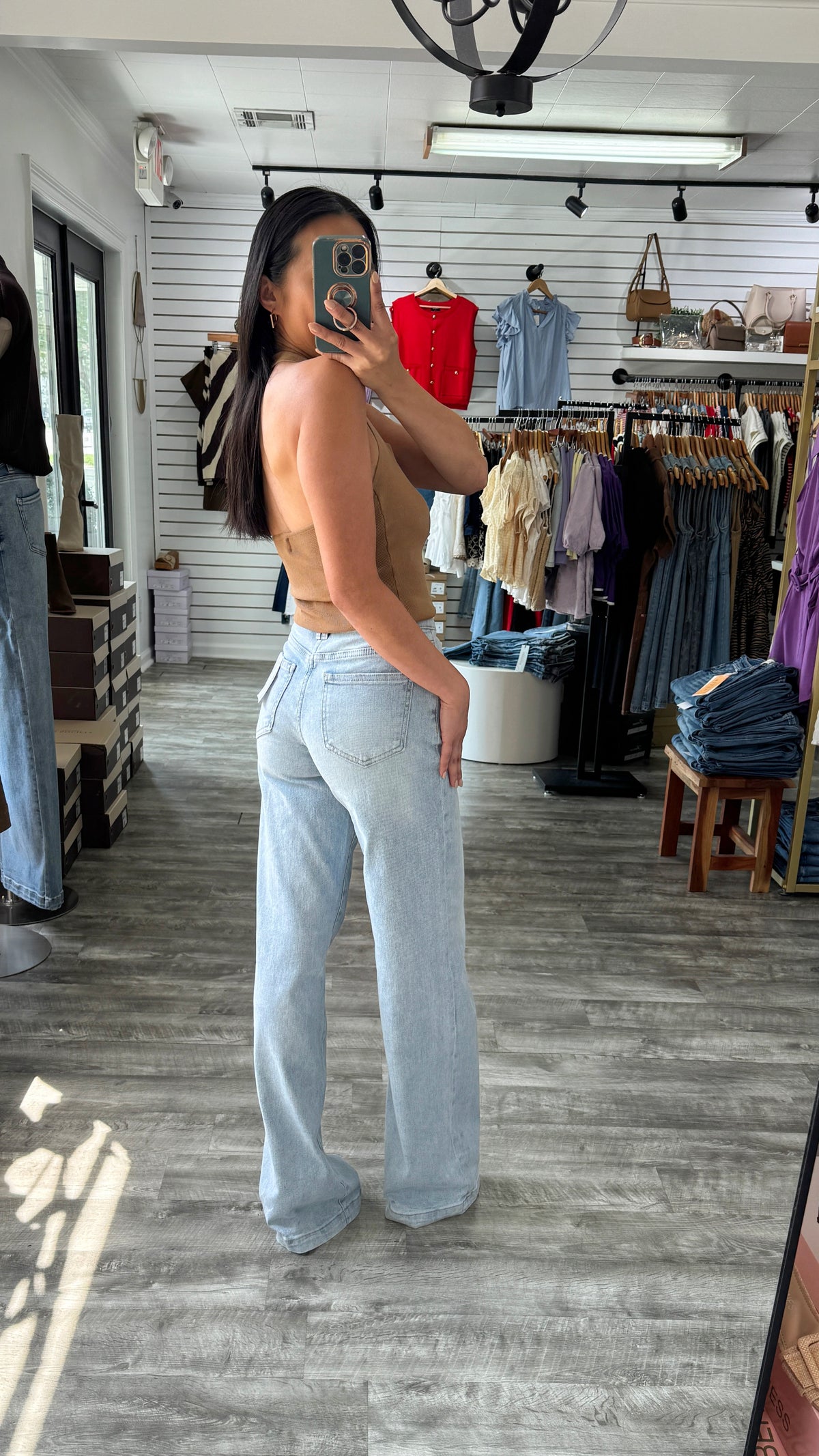 Optimistic Wide Leg Denim - Full Length