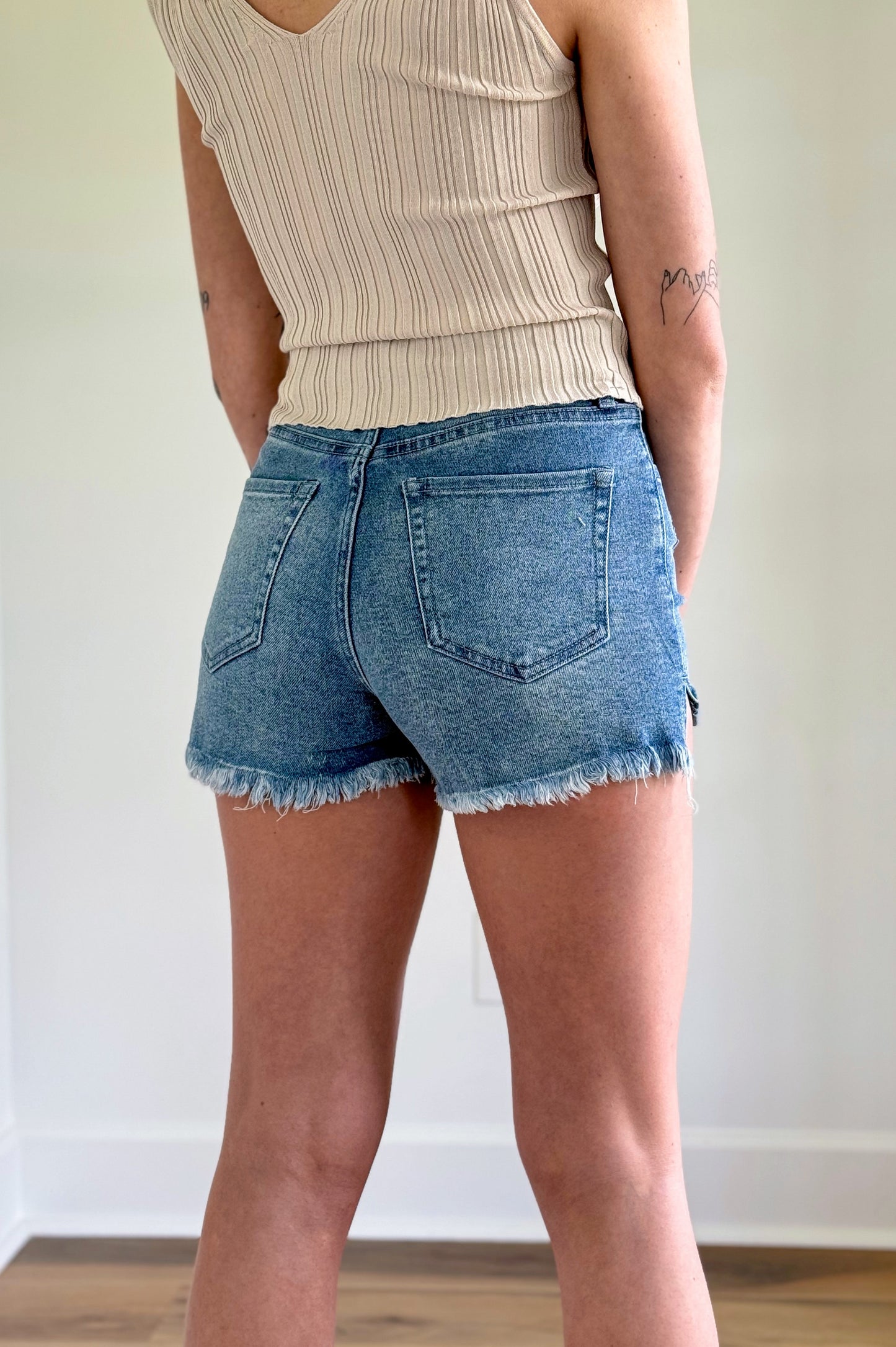 Wander With Me Denim Shorts