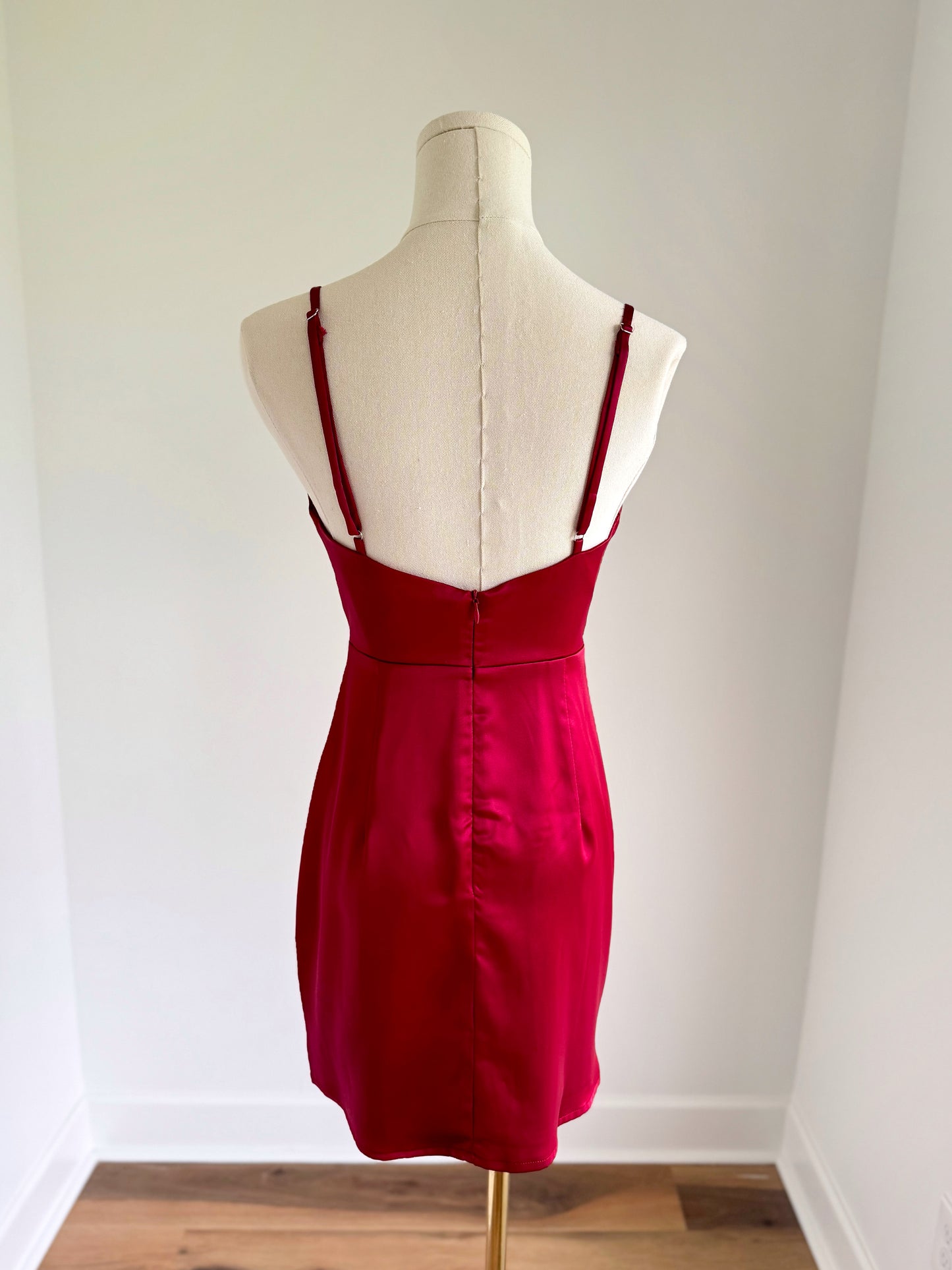Romantic Setting Satin Dress