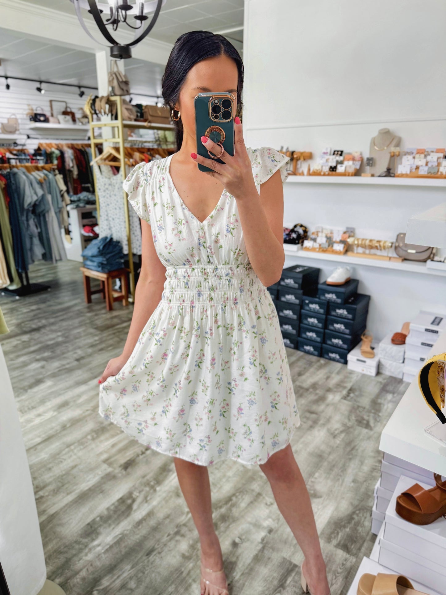 Count On It Floral Dress