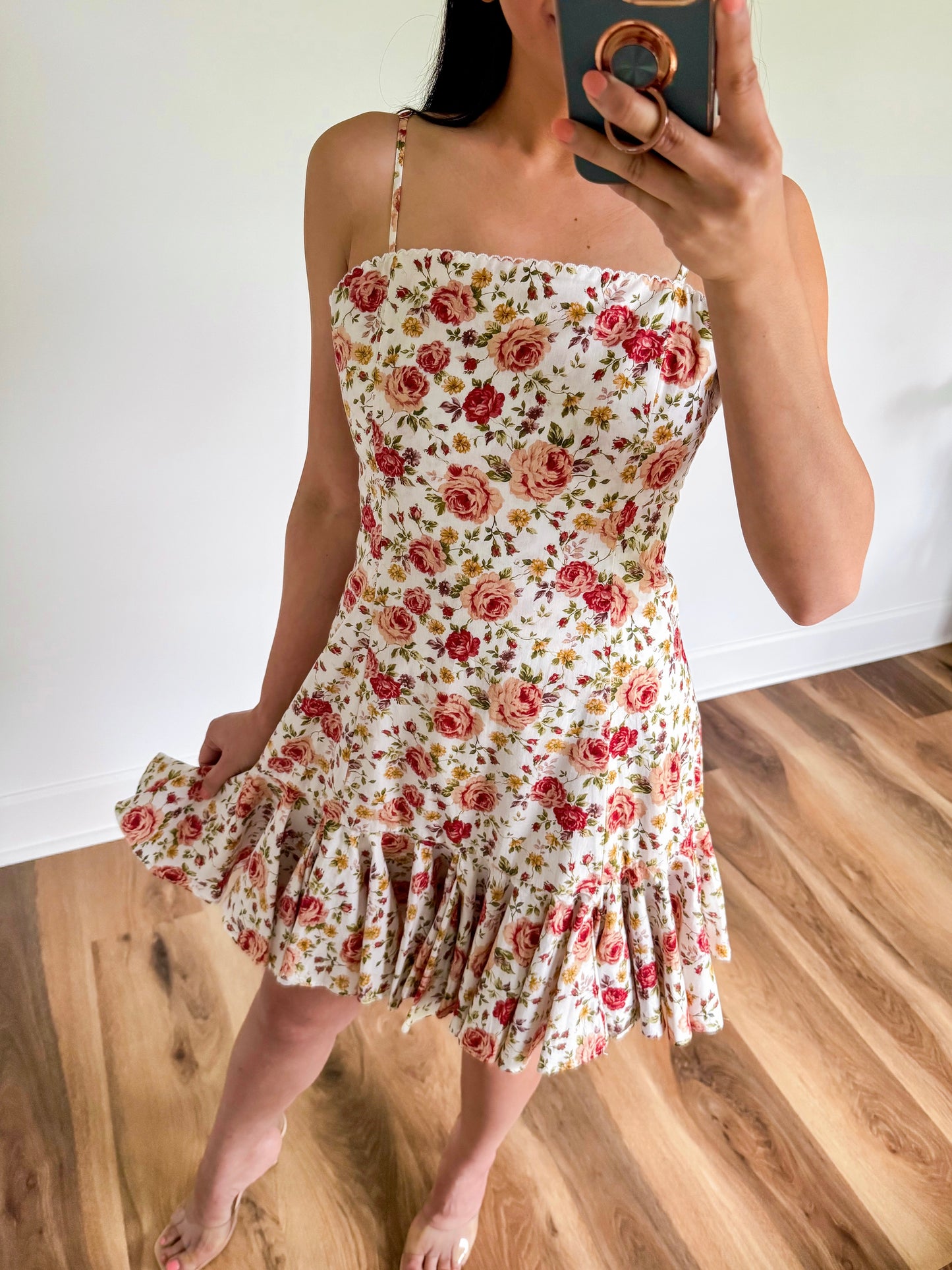 A Little Flare Mini Dress