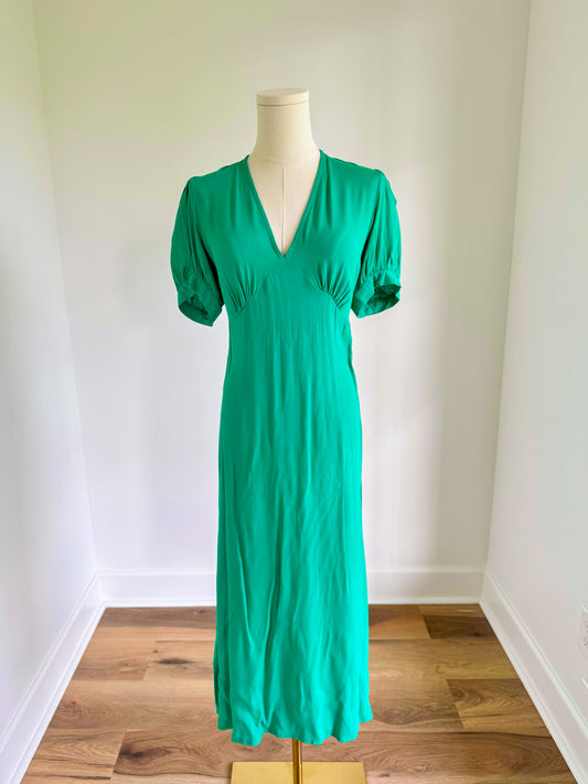Lucilee Midi Dress- Emerald