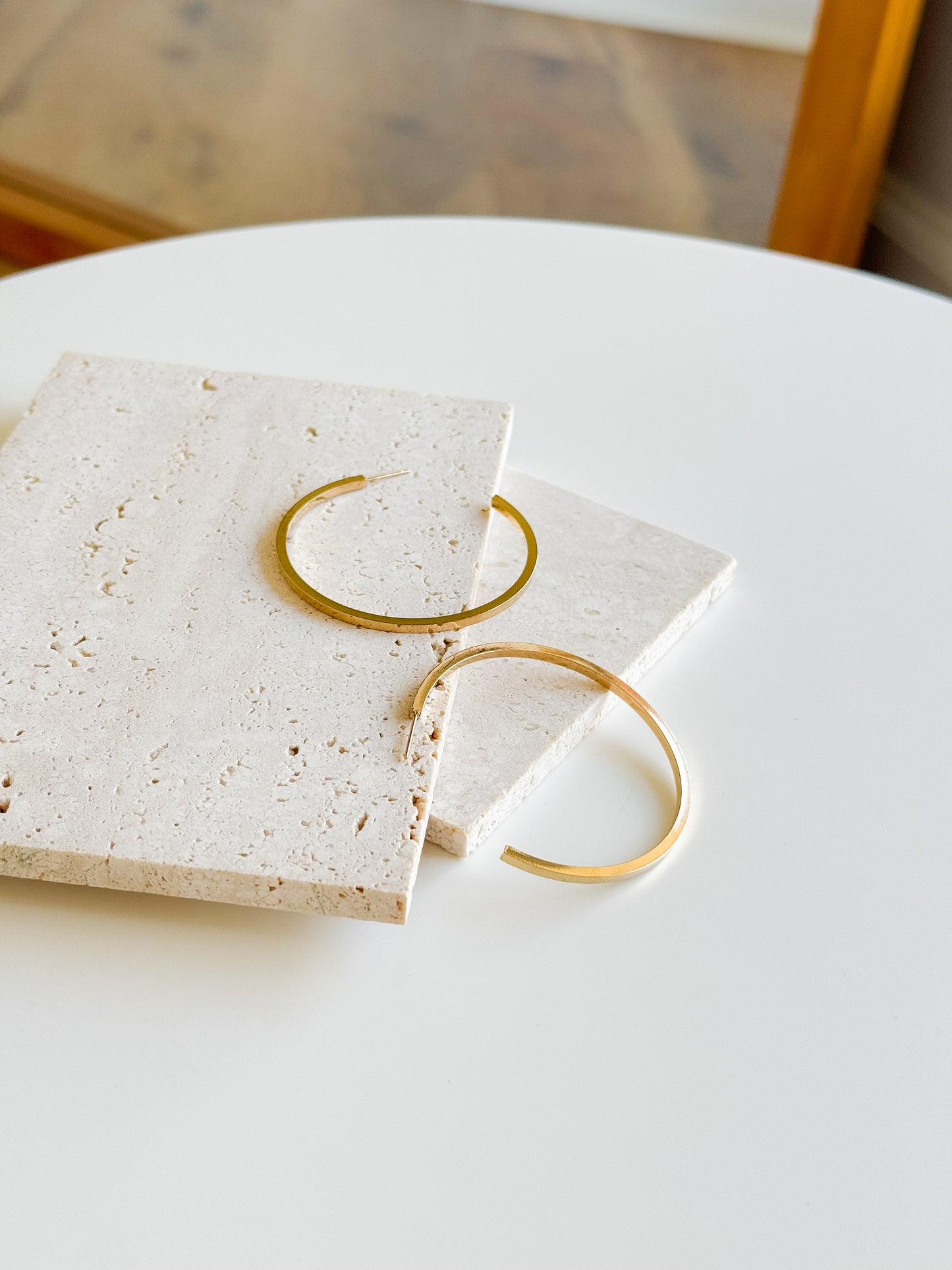 Skinny Hoop Earrings