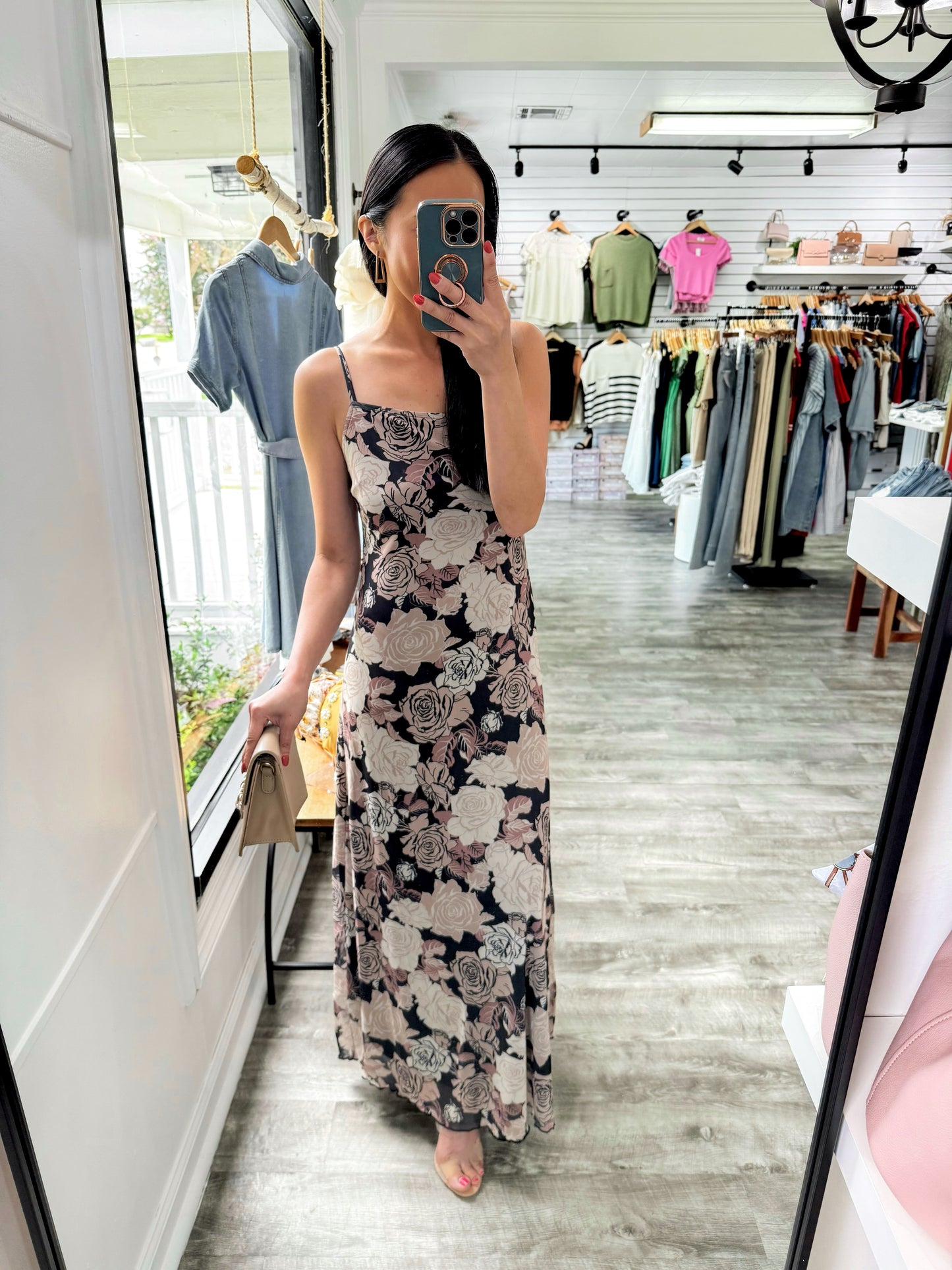 When Night Falls Midi Dress