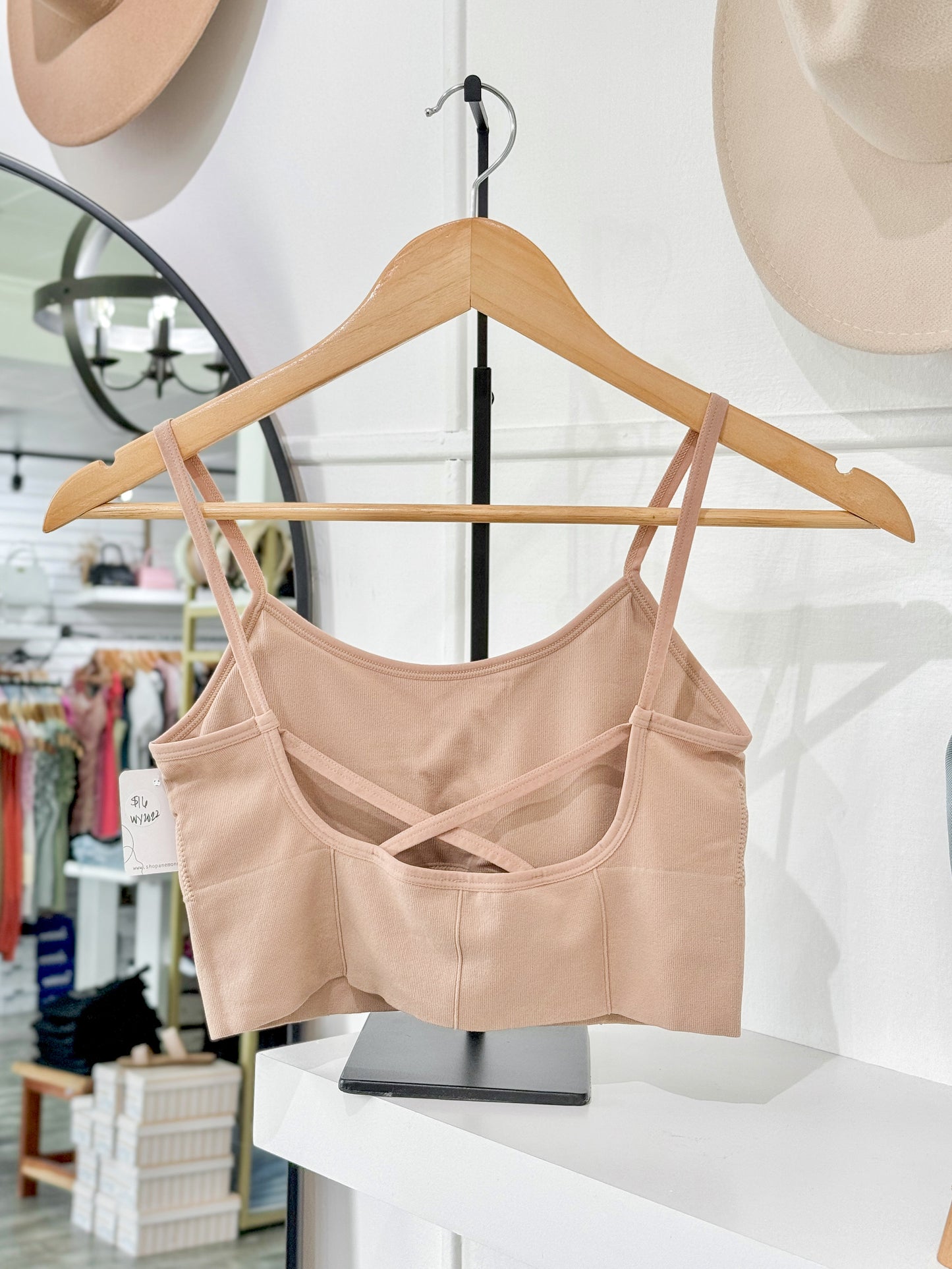 Scoop Neck Longline Bralette