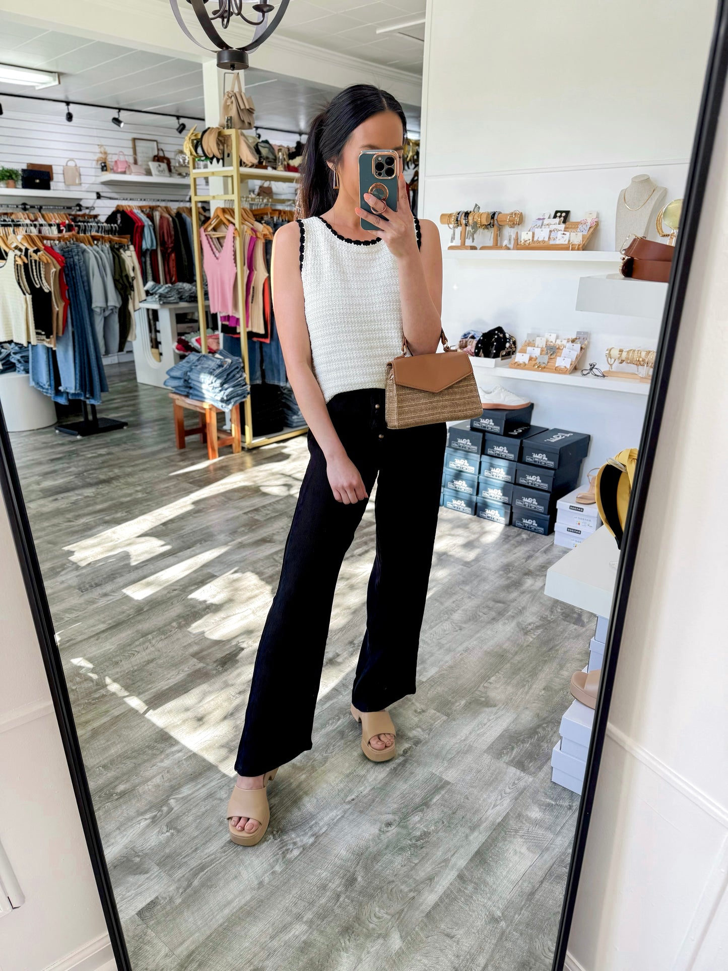 Beaching It Pants- Black