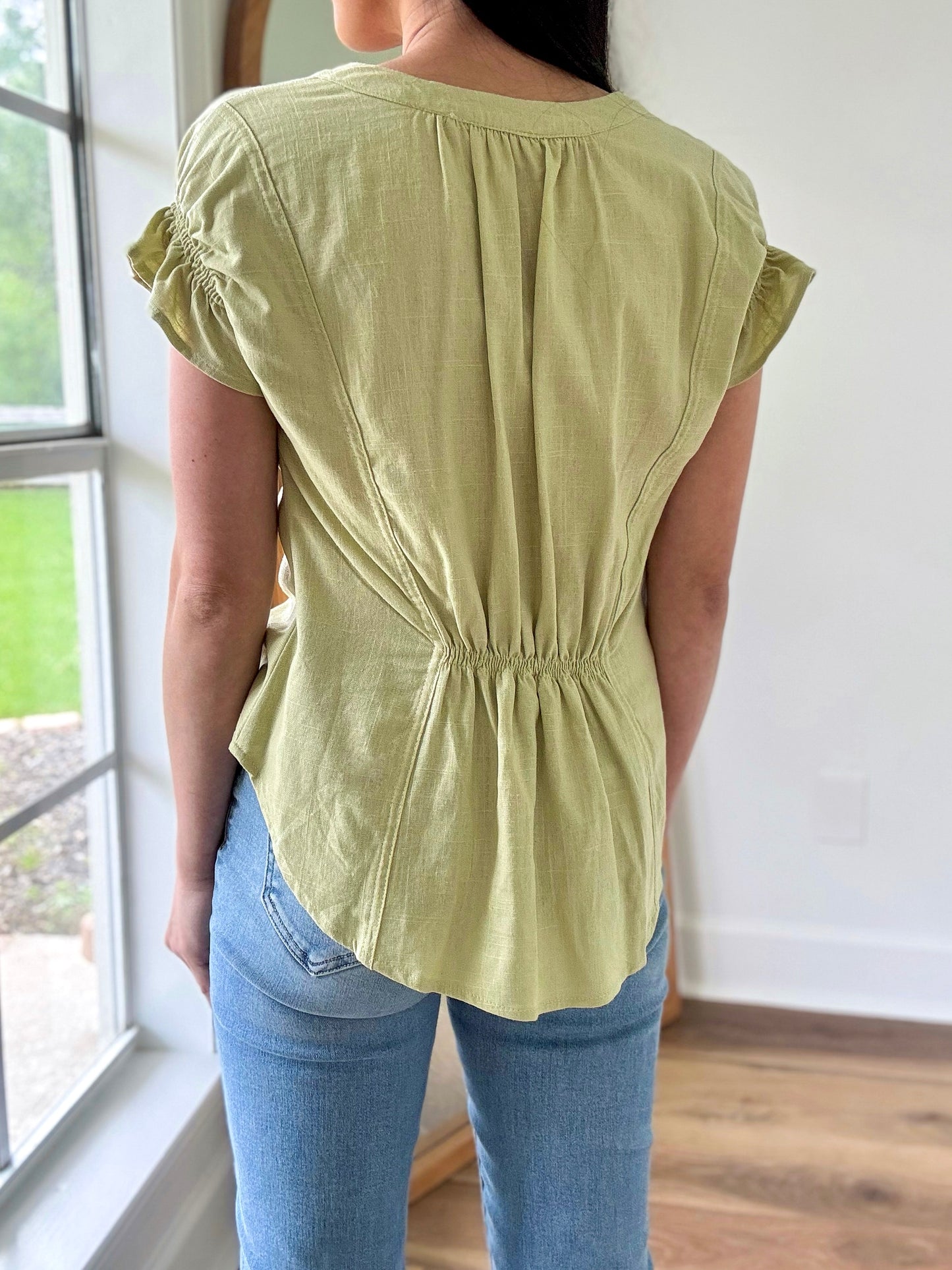 Myra Split Blouse
