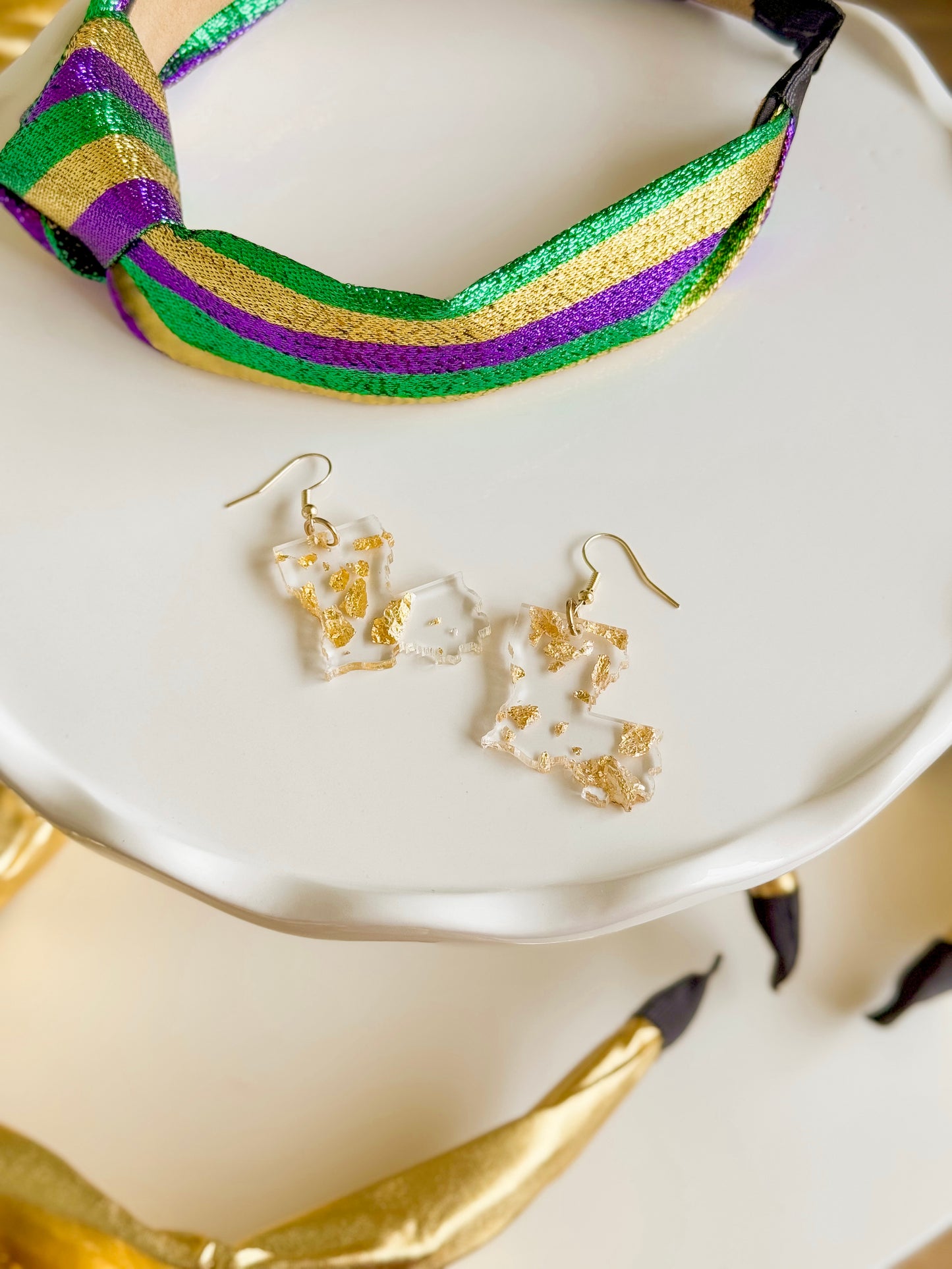 Louisiana State Acrylic Earrings