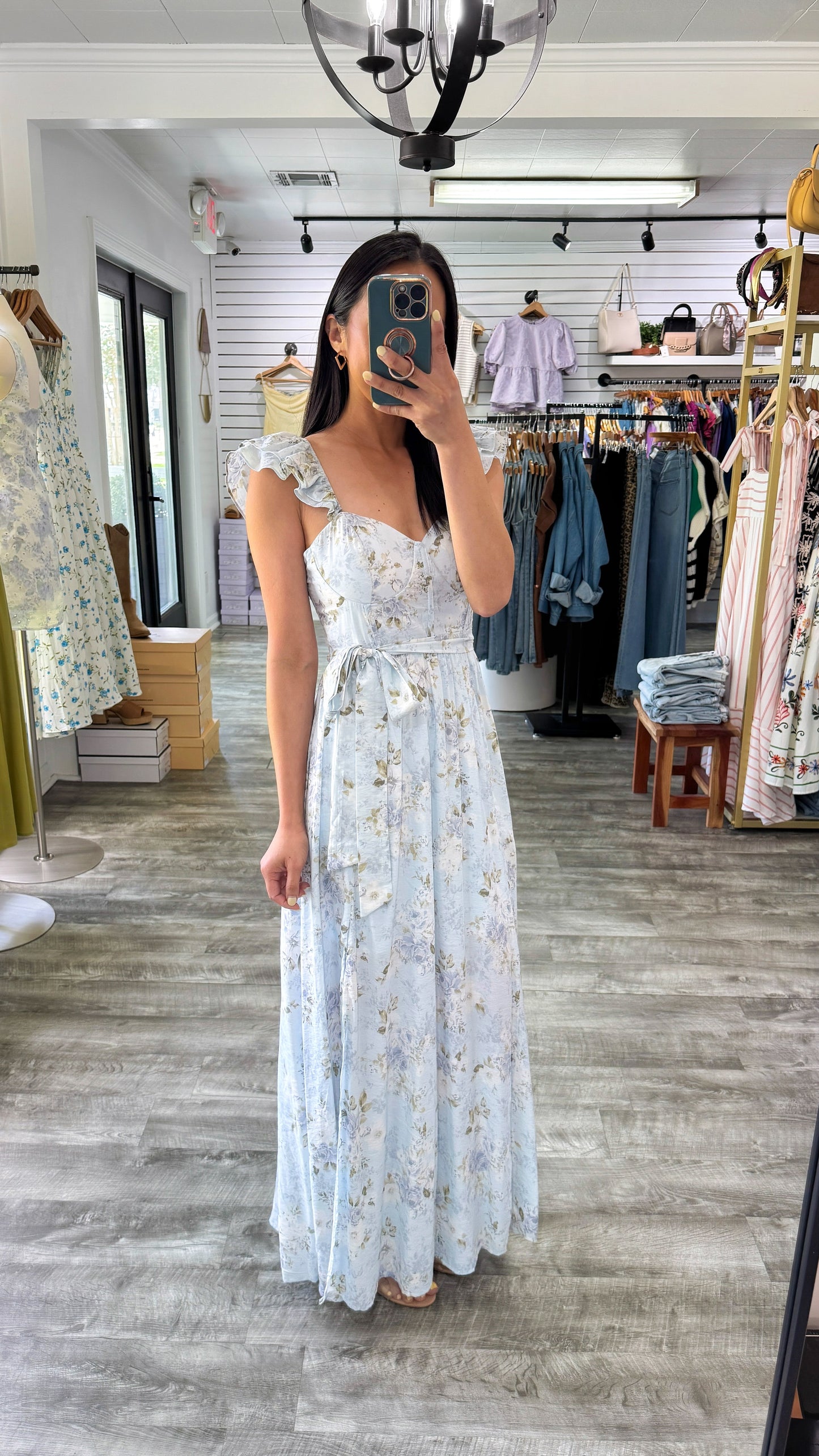 Full Bliss Corset Maxi Dress