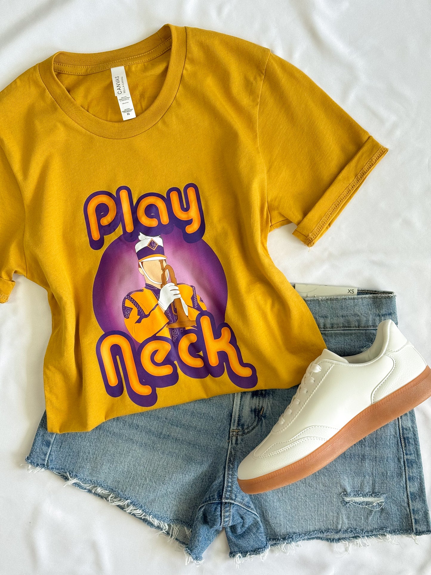 Play Neck Graphic Tee