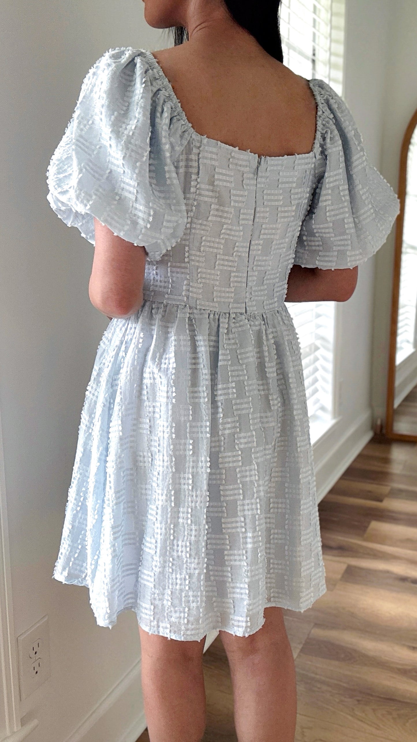 Textured Sky Dress