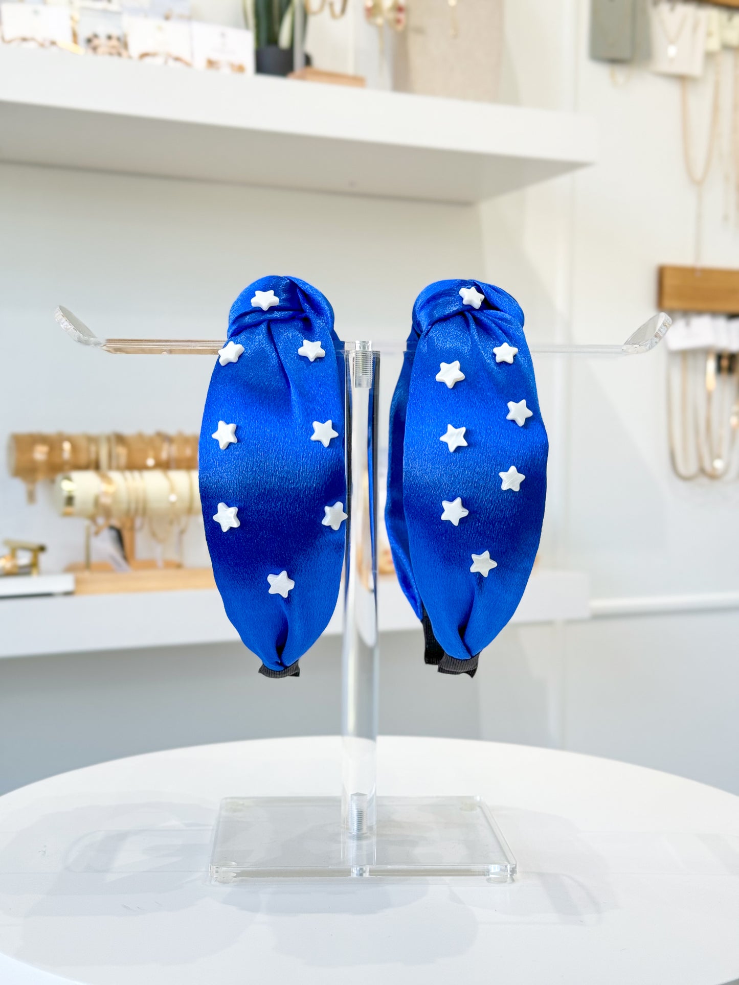 Seeing Stars Headband- Blue